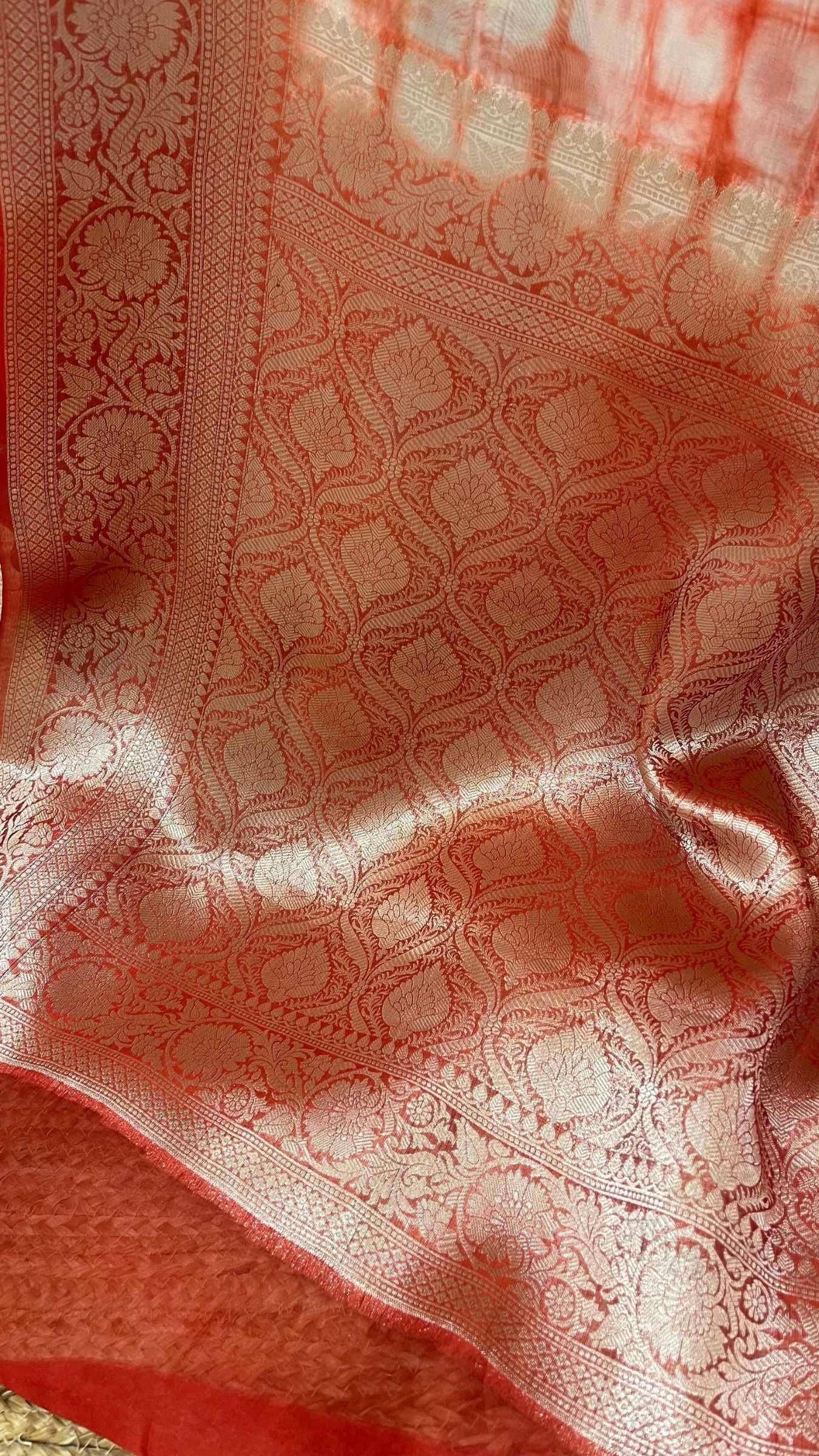 Pure Kora Silk Banarasi Saree