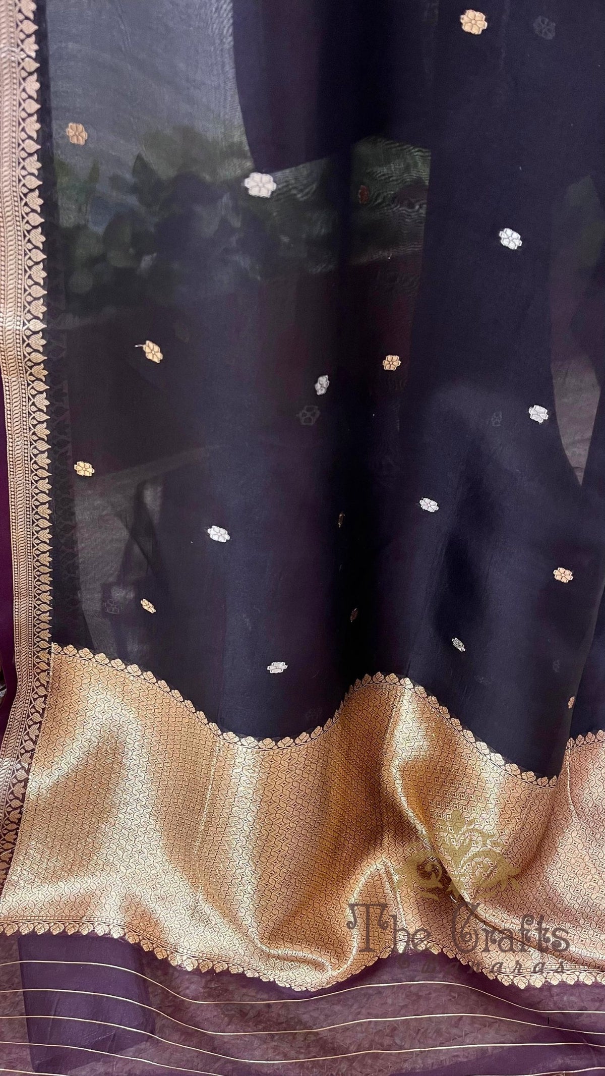 Pure Kora Silk Handloom Banarasi Saree