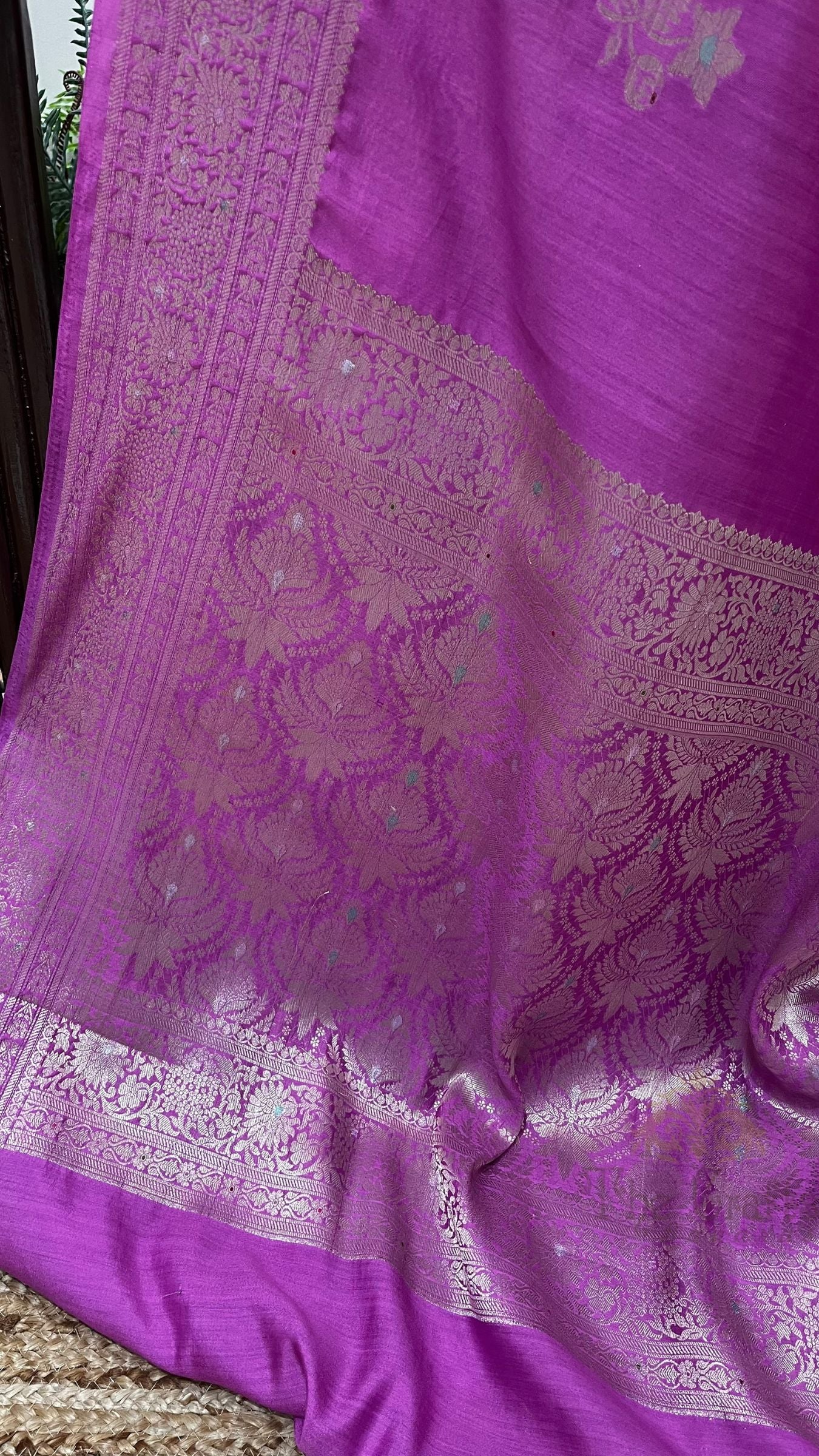 Pure Chiniya Silk Banarasi Saree
