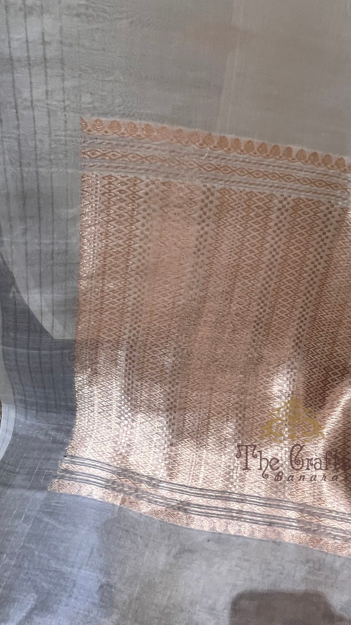 Pure Kora Silk Handloom Banarasi Saree