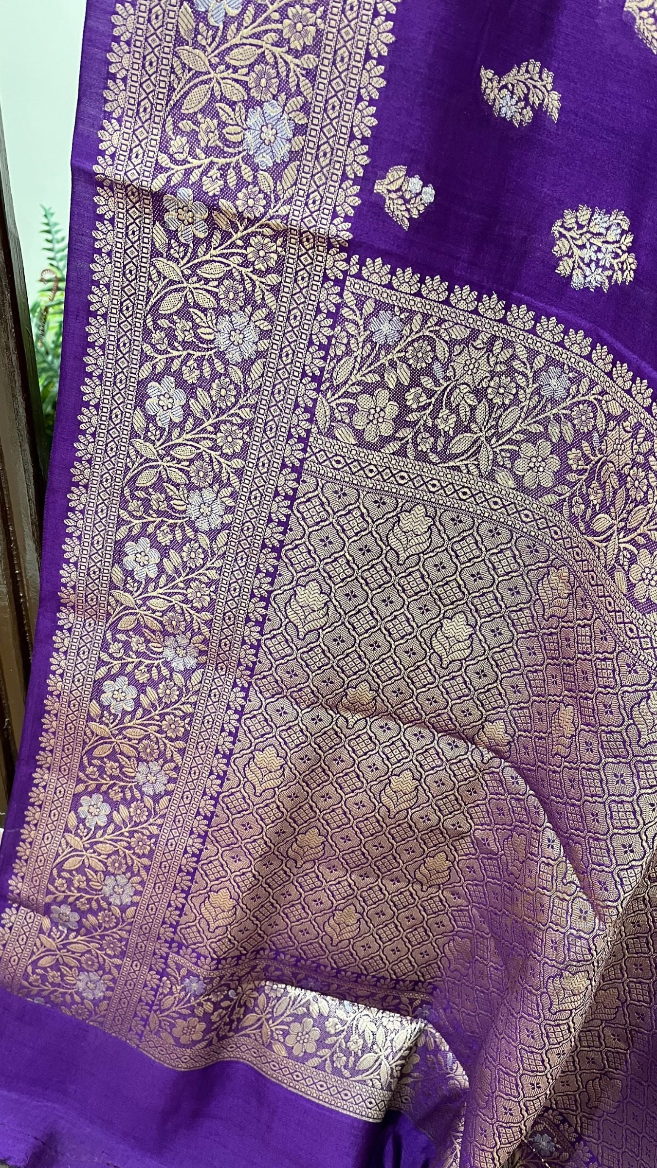 Pure Chiniya Silk Banarasi Saree