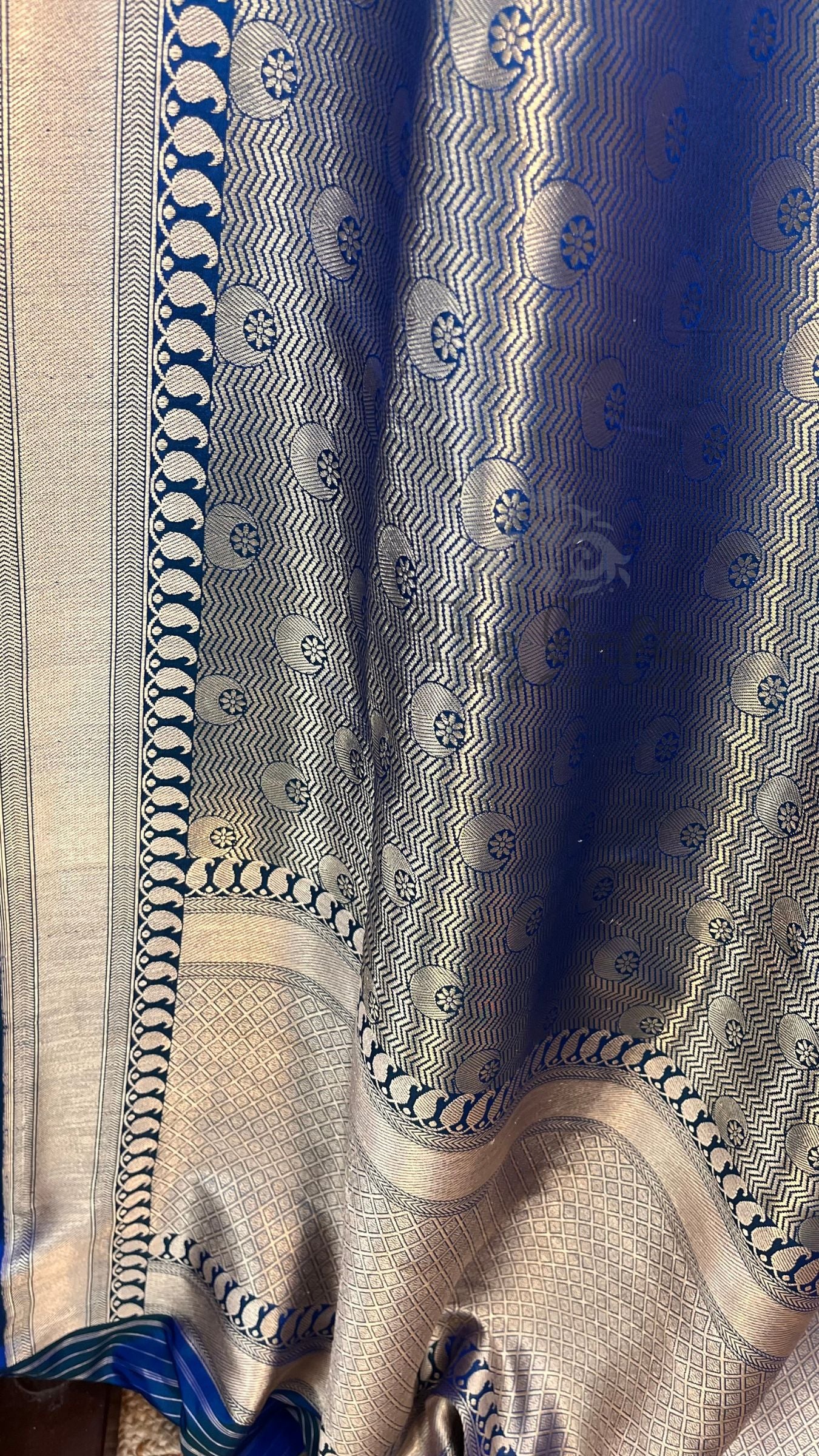 Pure Katan Silk Handloom Banarasi Saree - Kadhua Tanchui Brocade