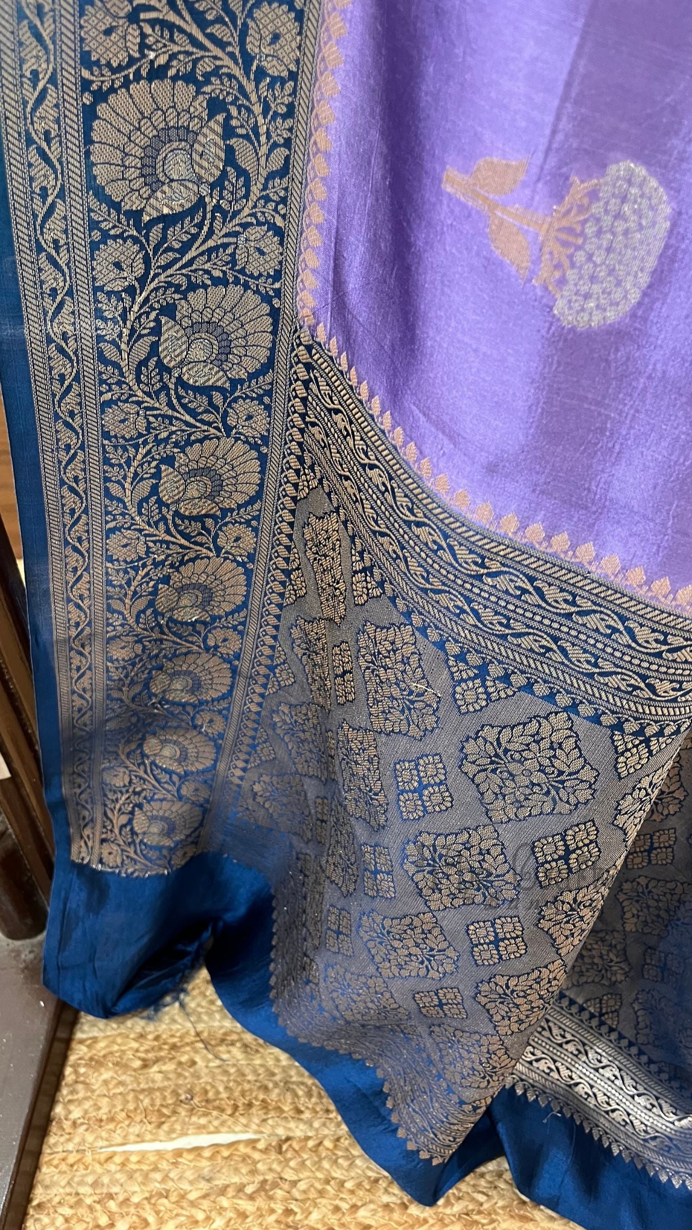 Pure Mango Silk Banarasi Saree