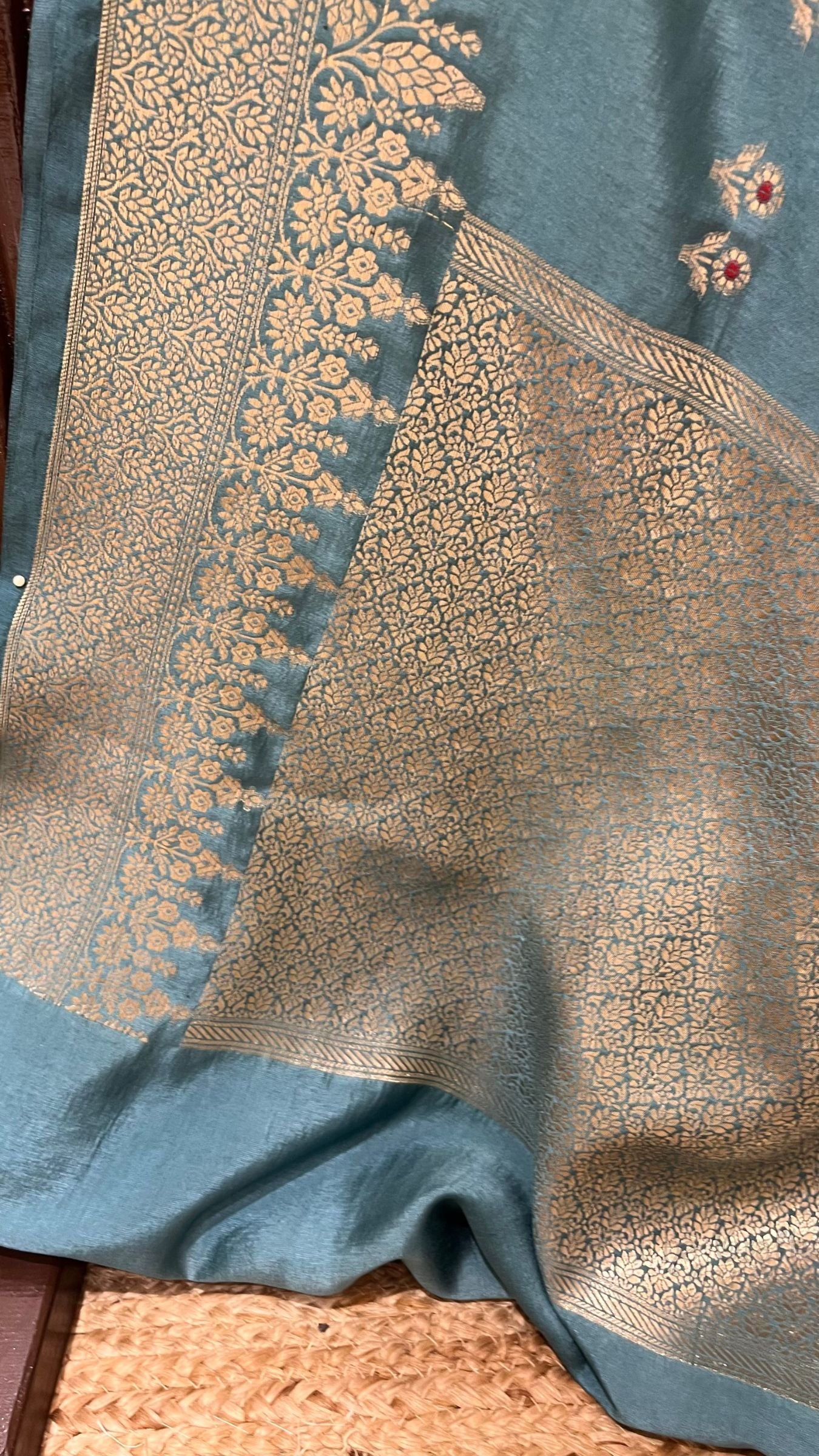 Pure Mango Silk Banarasi Saree