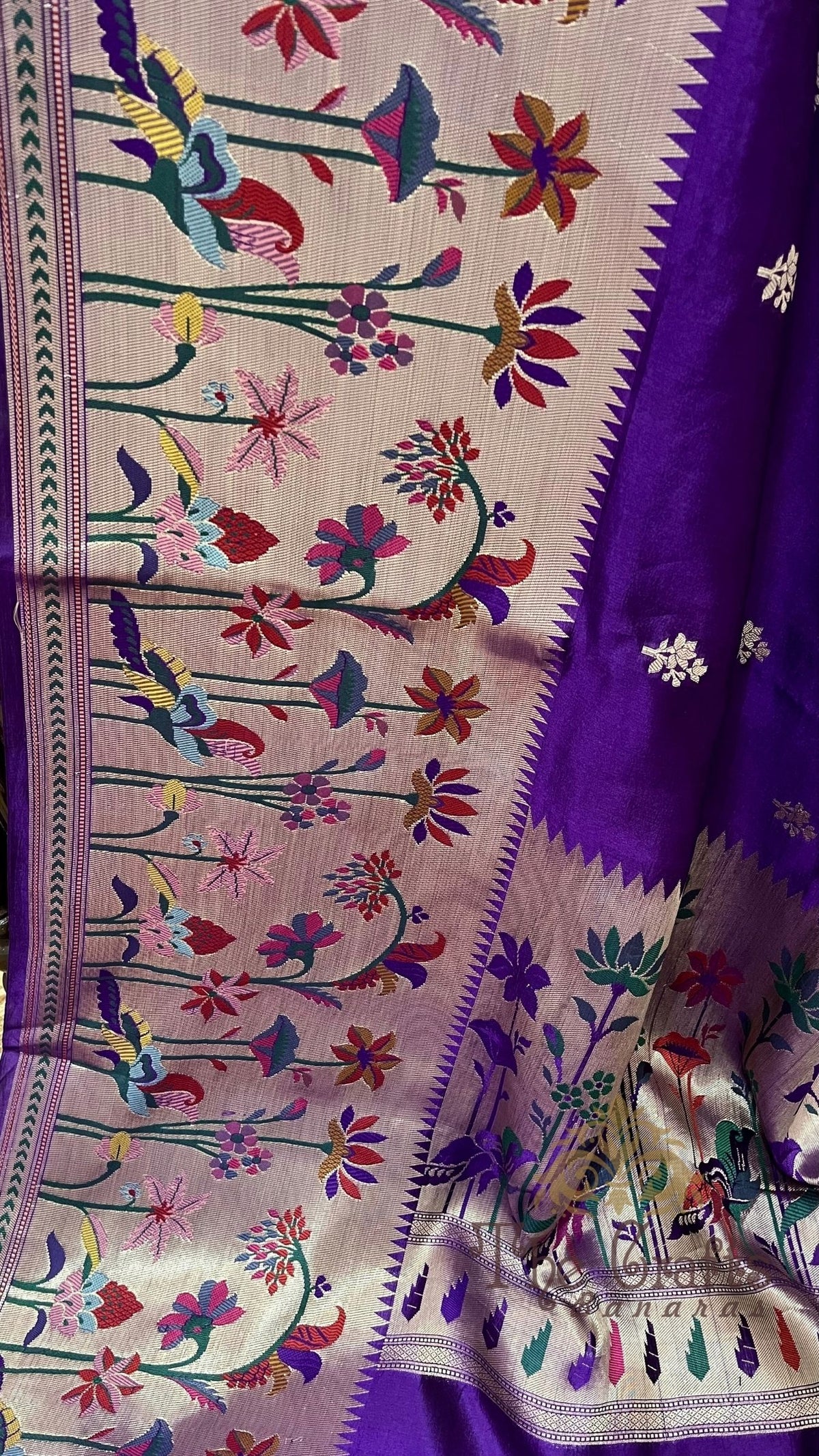 Pure Mango Silk Handloom Banarasi Saree