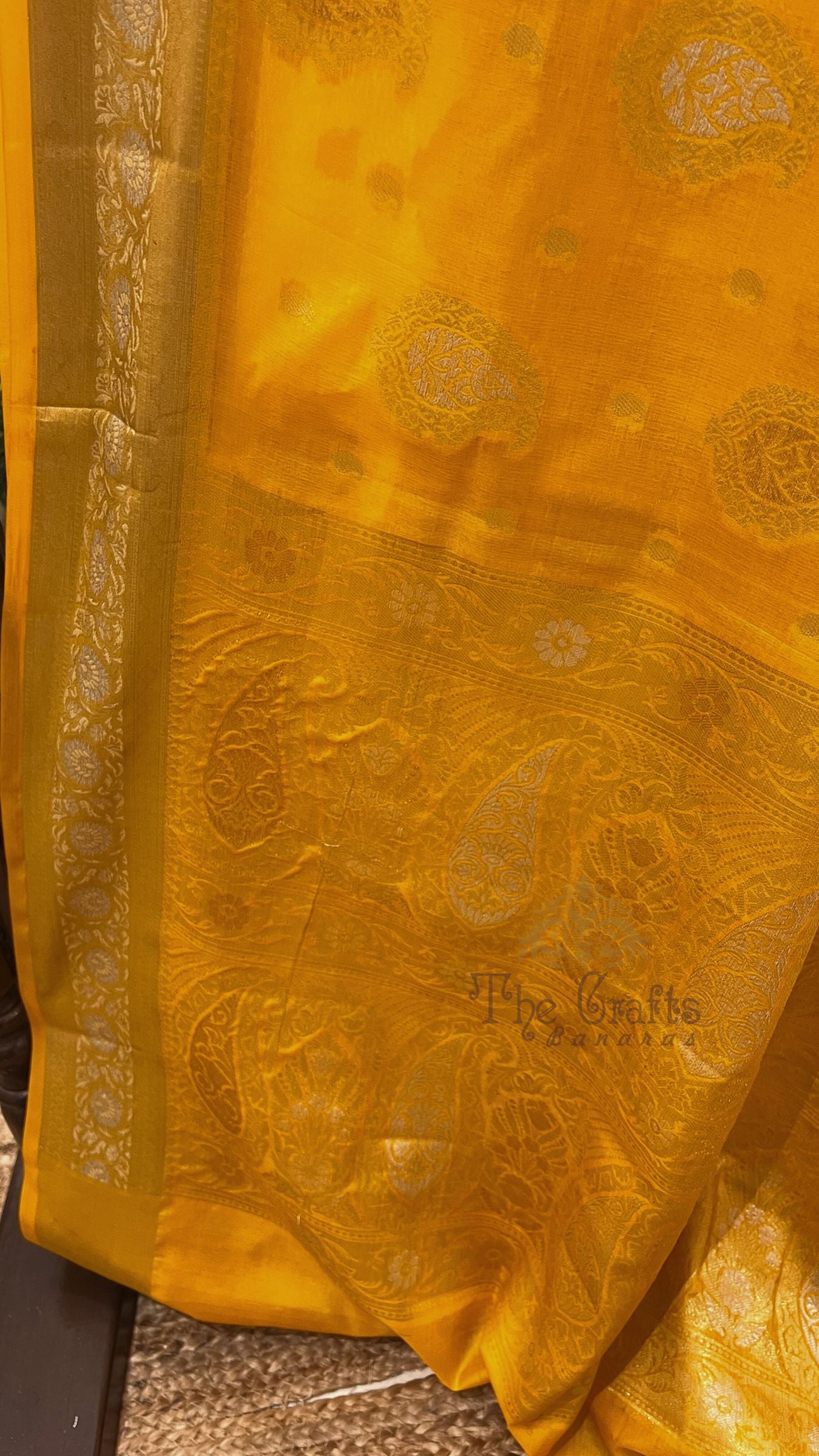 Pure Tussar Silk Banarasi Saree