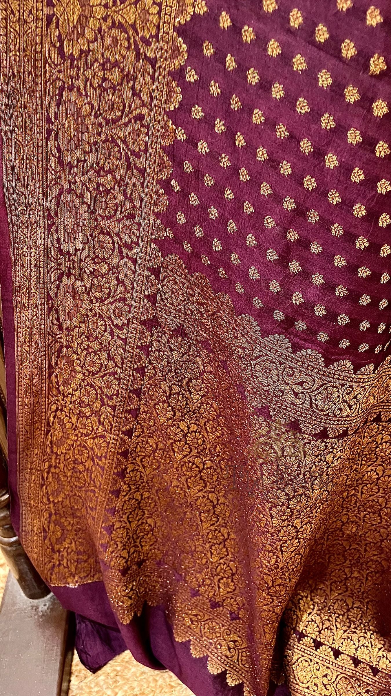 Pure Chiniya Silk Banarasi Saree