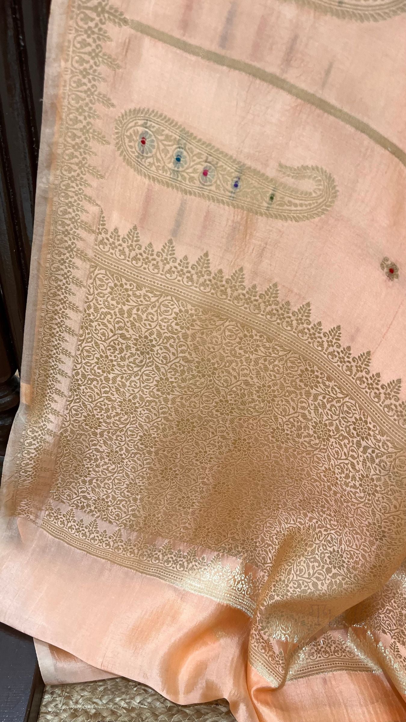 Pure Mango Silk Banarasi Saree