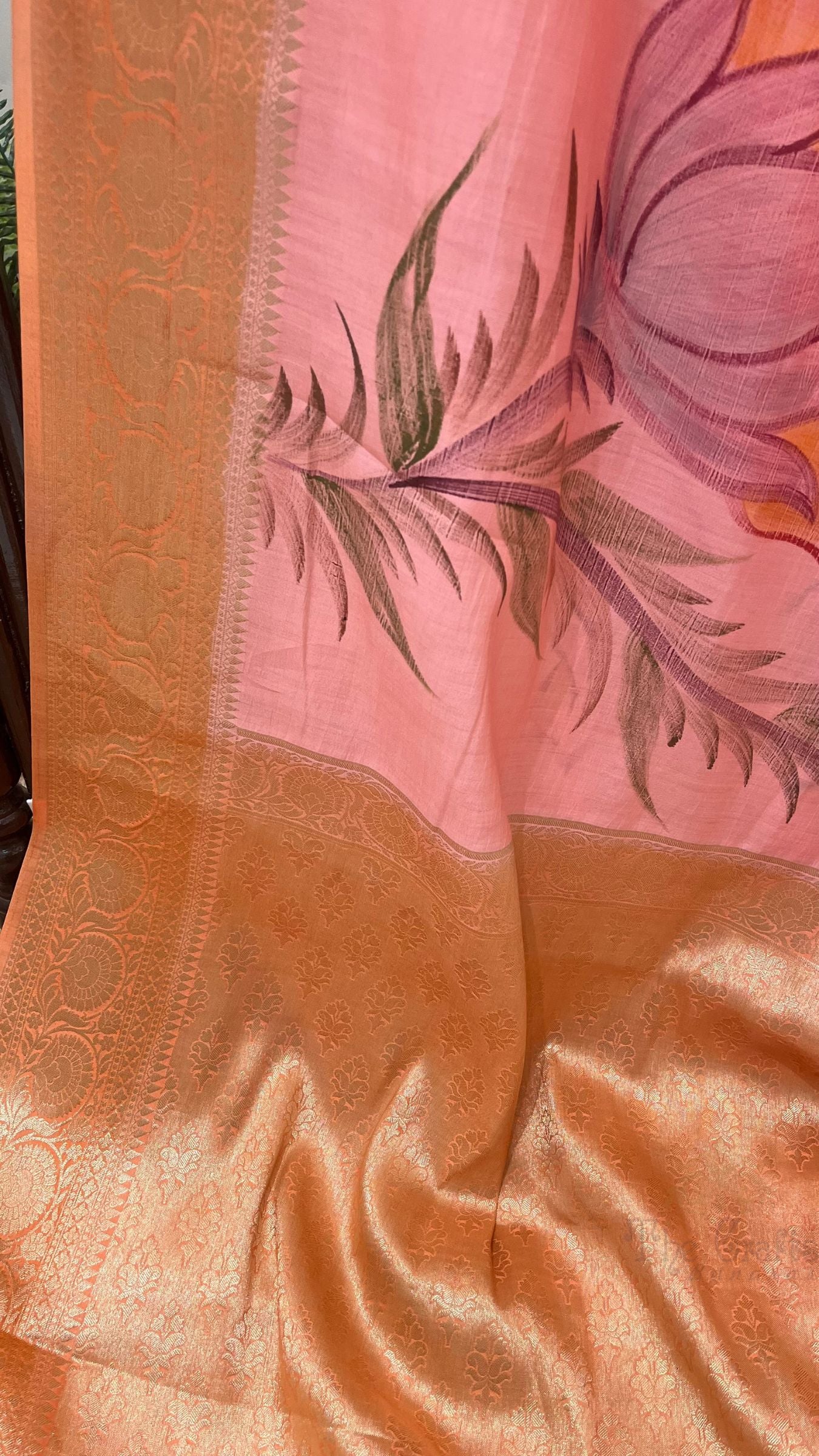 Pure Chiniya Silk Banarasi Saree