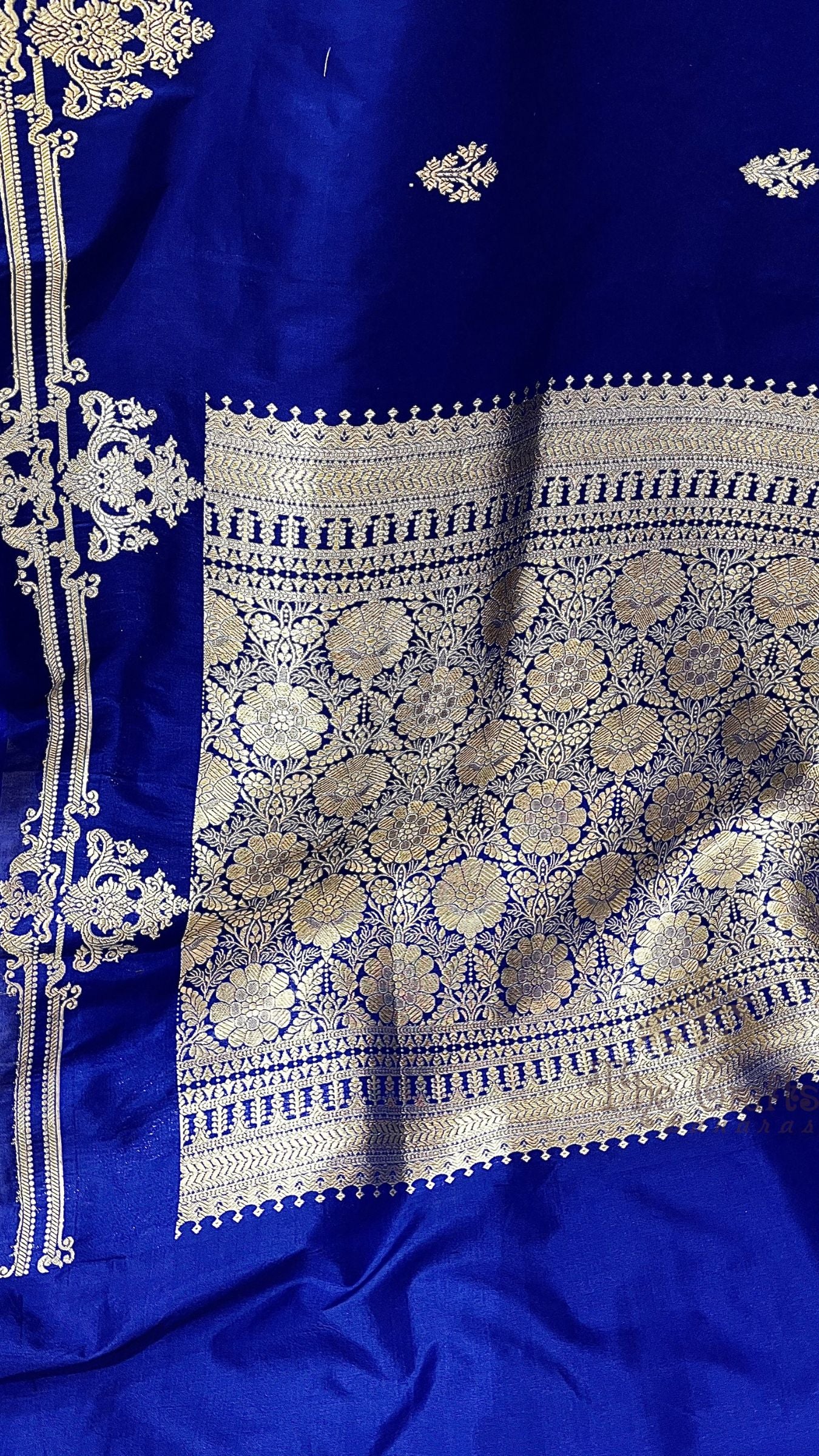 Pure Katan Silk Handloom Banarasi Saree - Kadhua Motifs