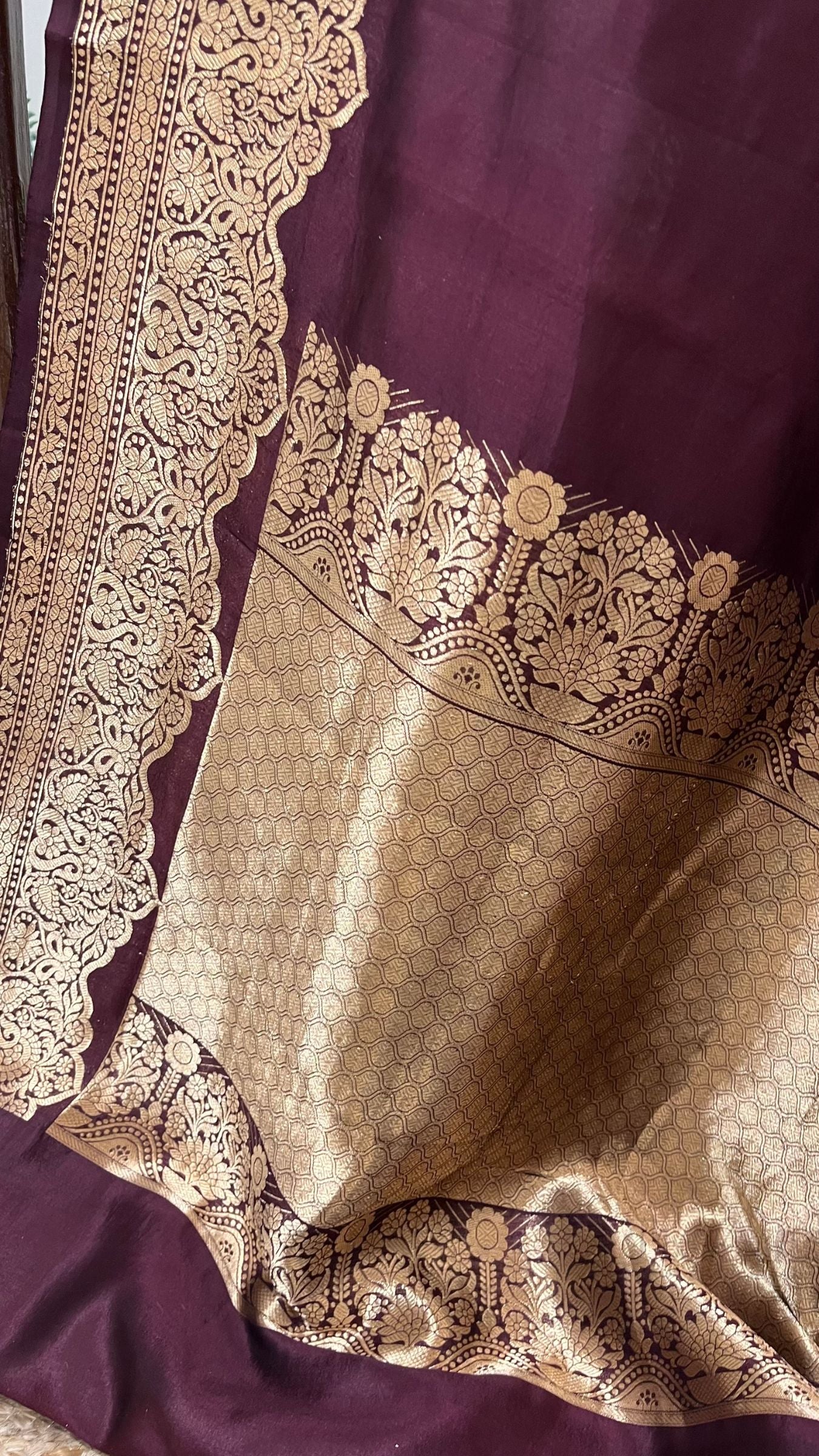 Pure Mango Silk Handloom Banarasi Saree
