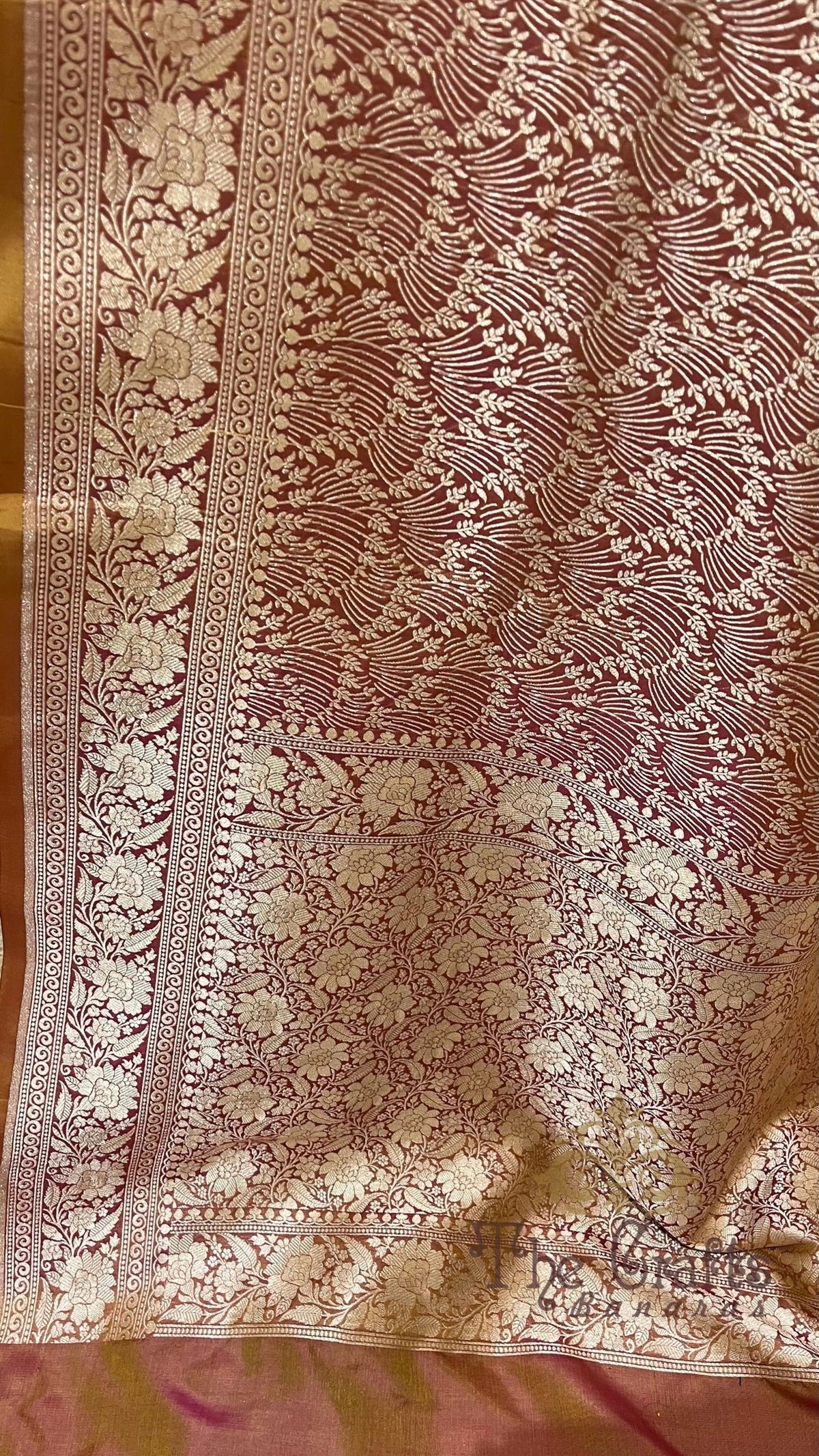 Pure Katan Silk Handloom Banarasi Saree - Tanchui Brocade