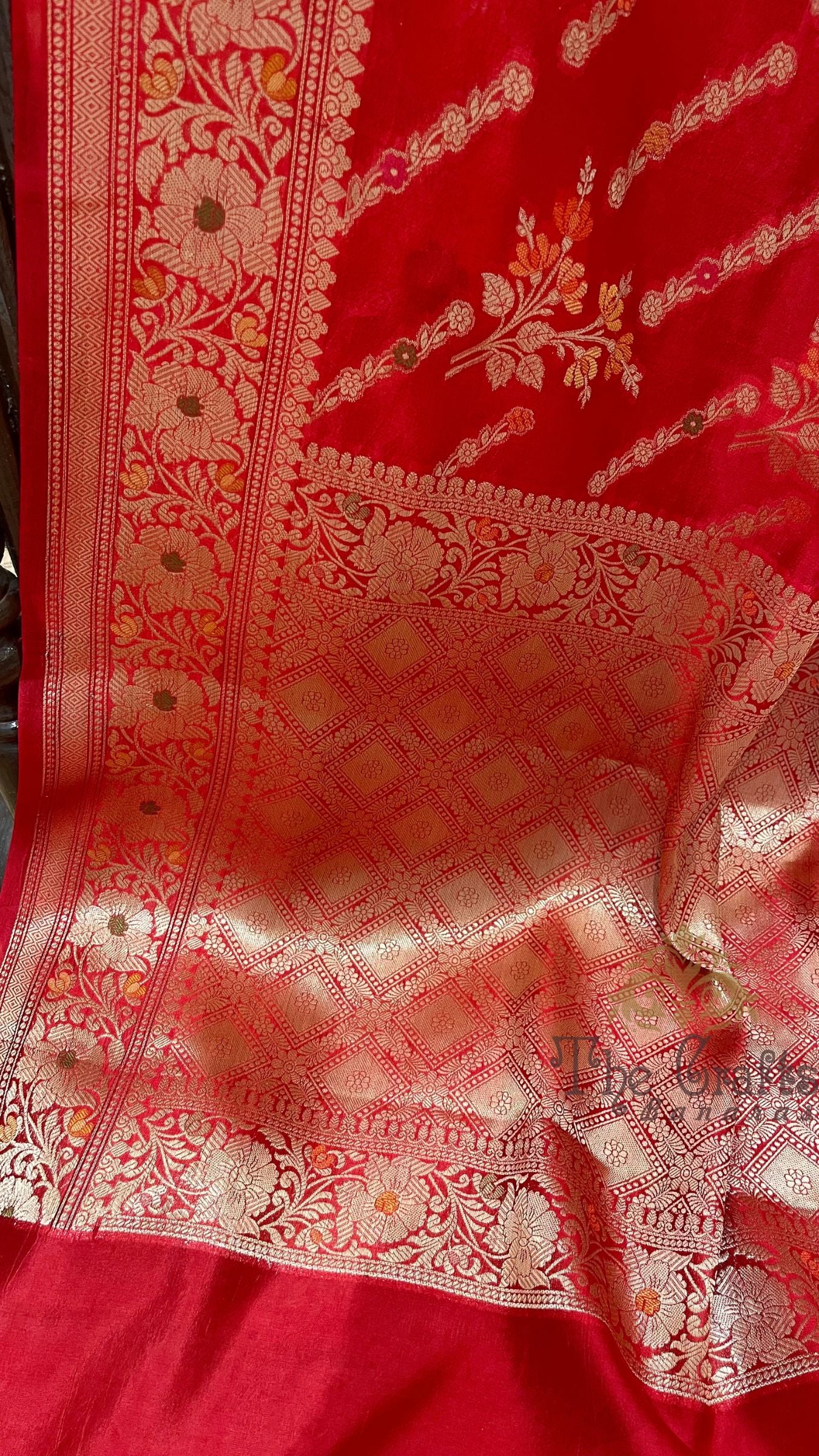 Pure Mango Silk Banarasi Saree