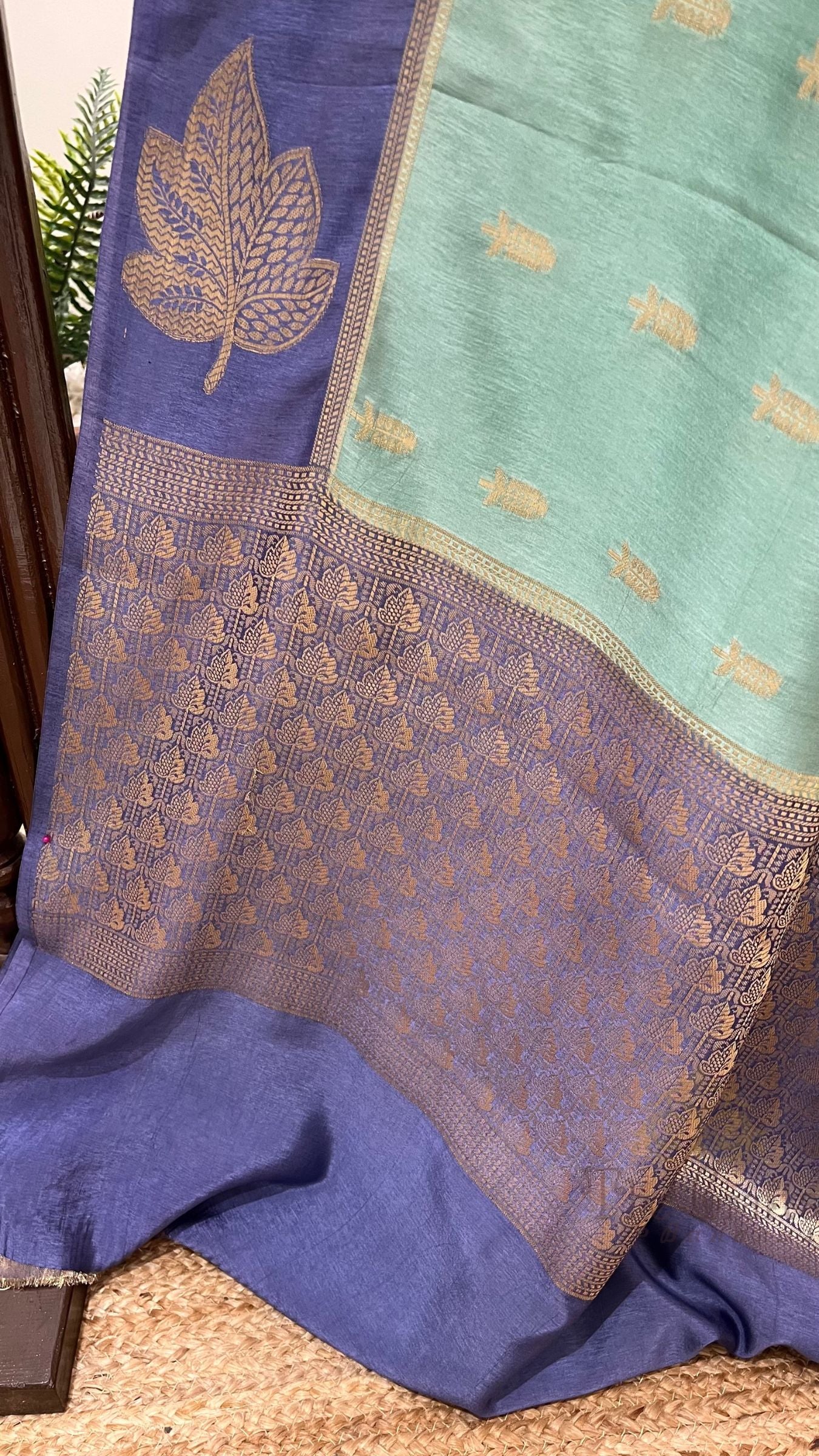 Pure Dupion Silk Banarasi Saree