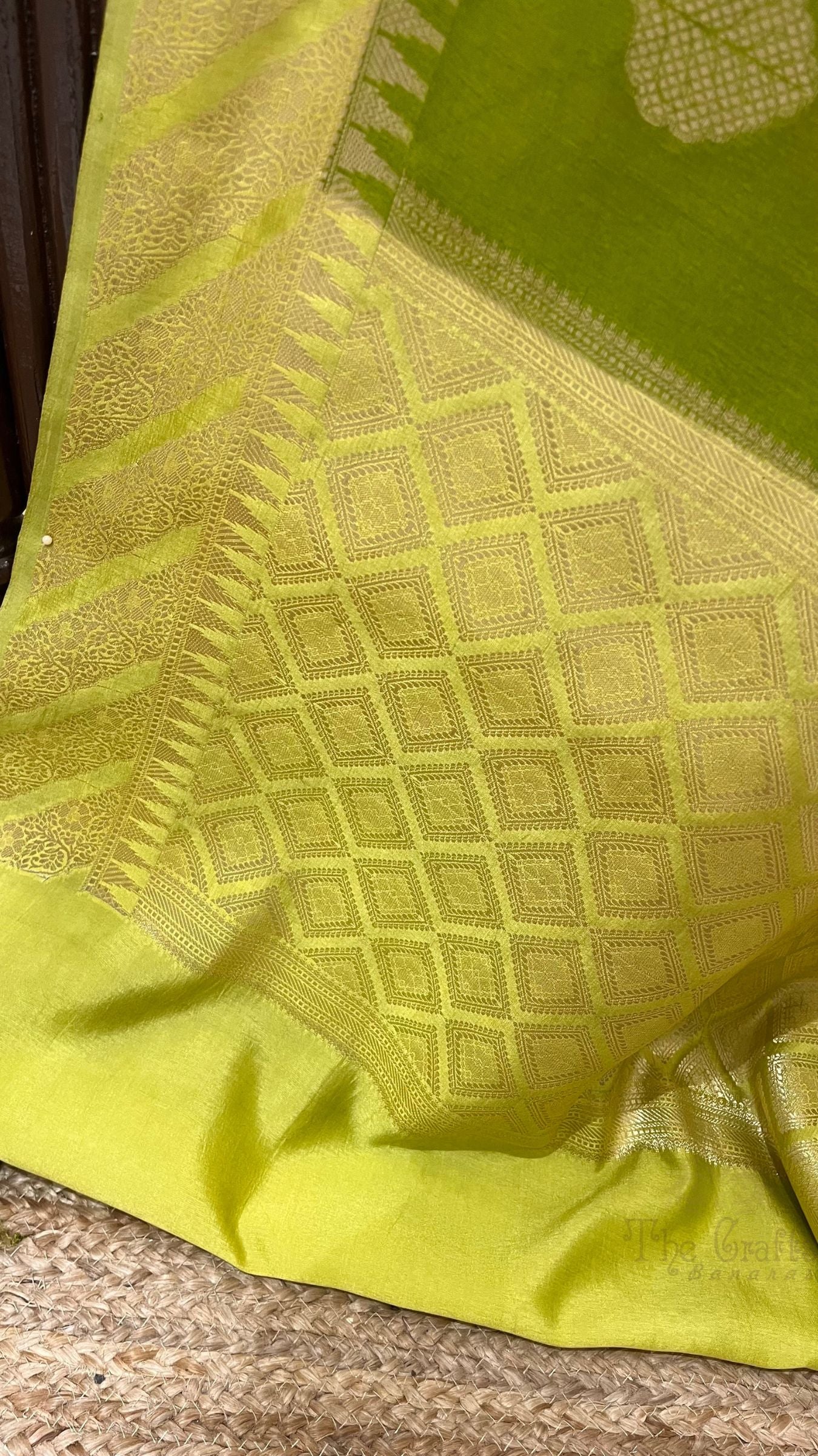Pure Mango Silk Banarasi Saree