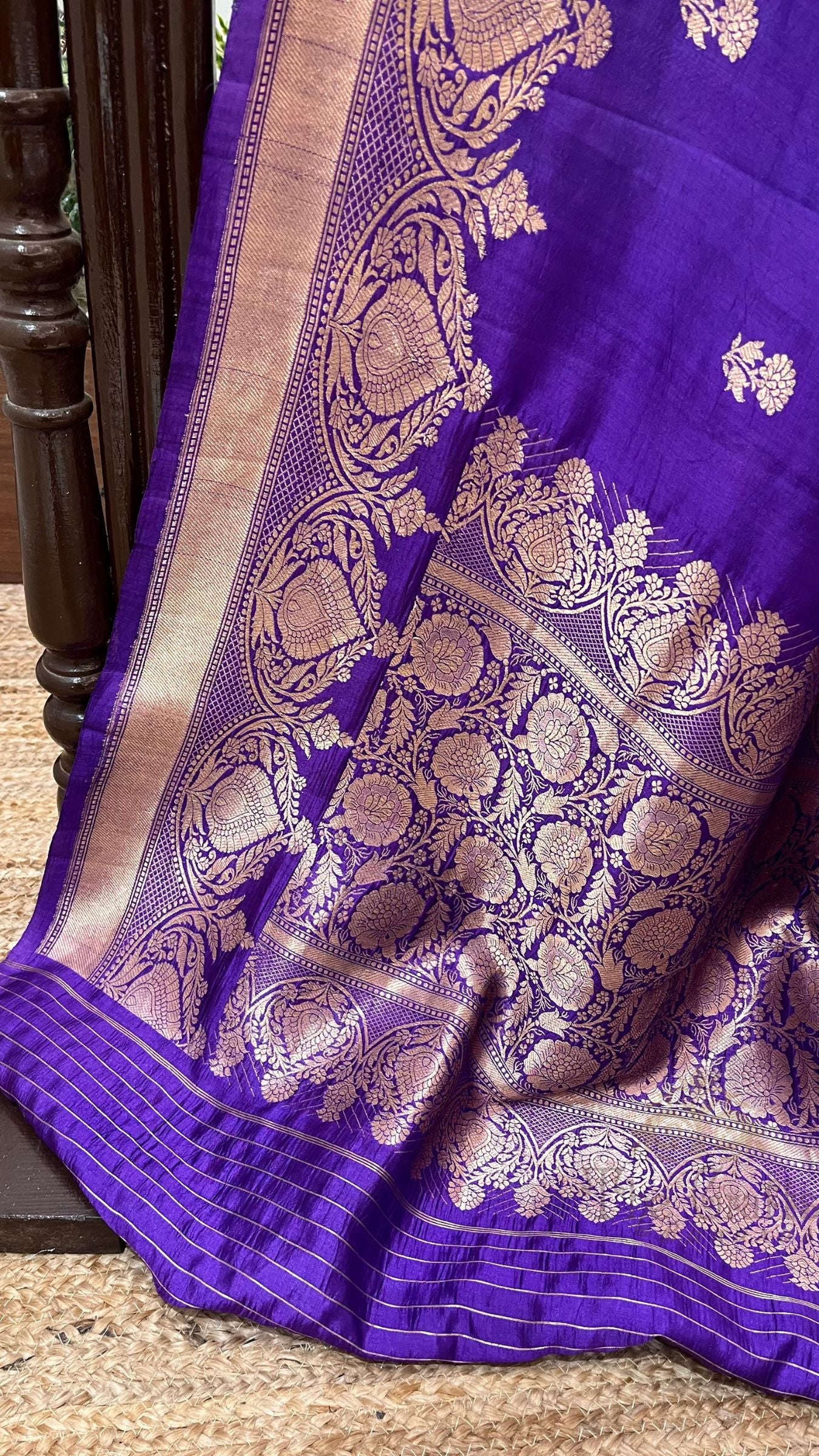 Pure Mango Silk Handloom Banarasi Saree