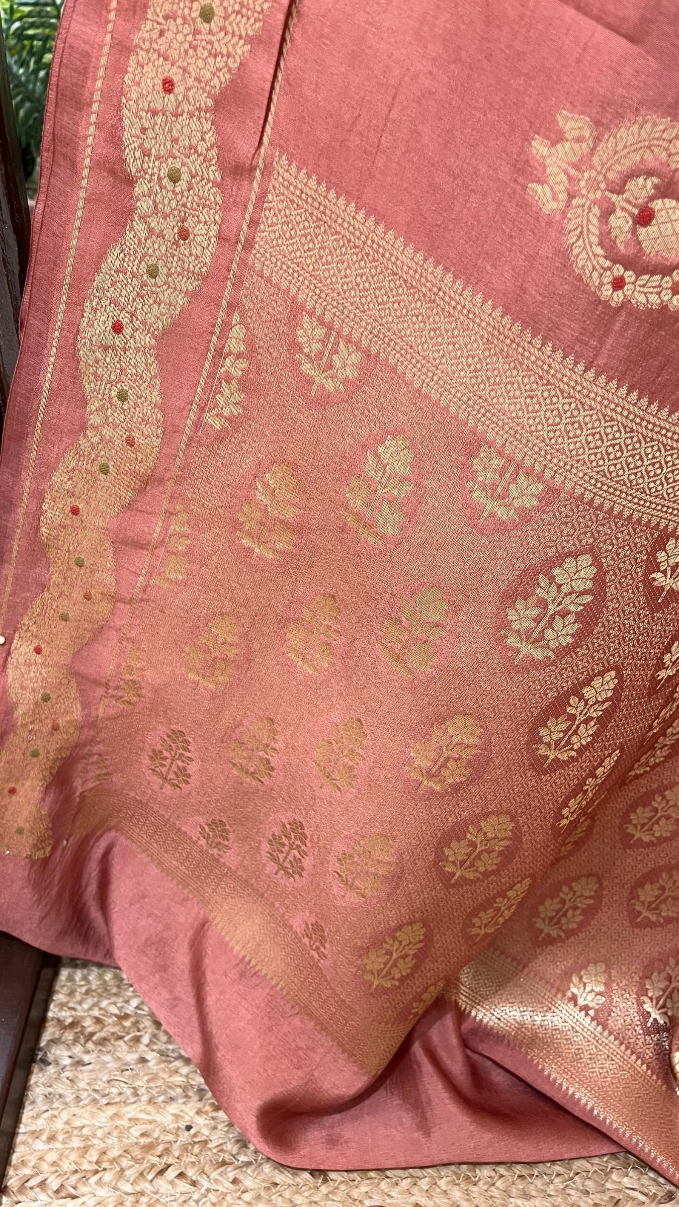 Pure Mango Silk Banarasi Saree
