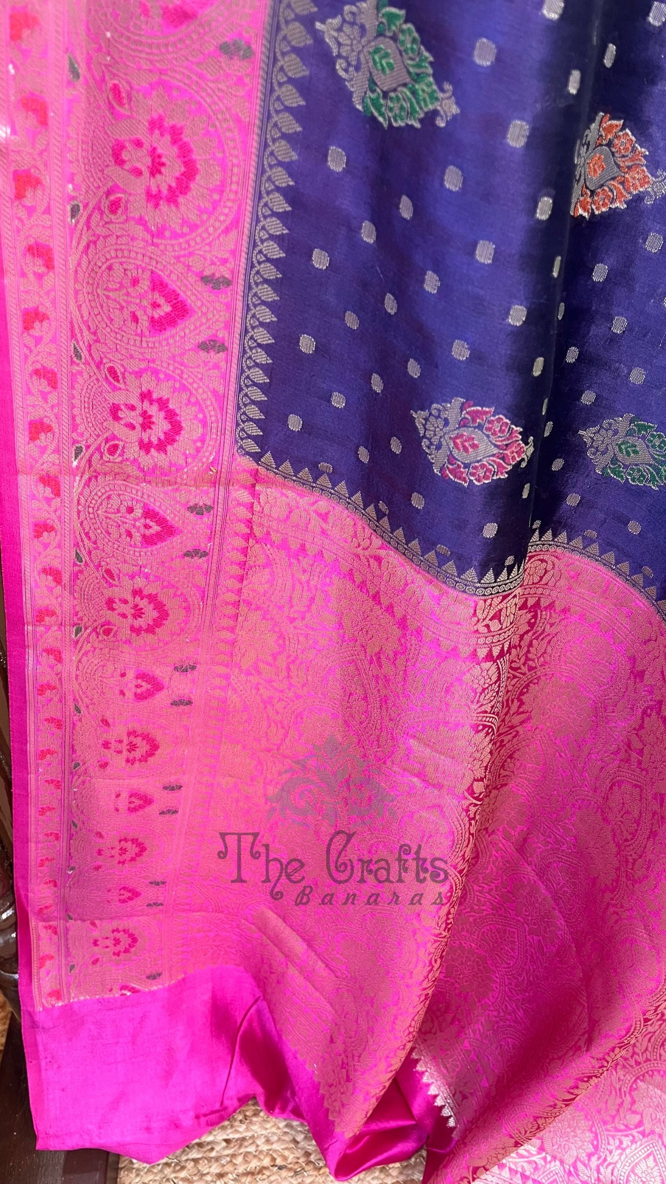 Pure Dupion Silk Banarasi Saree