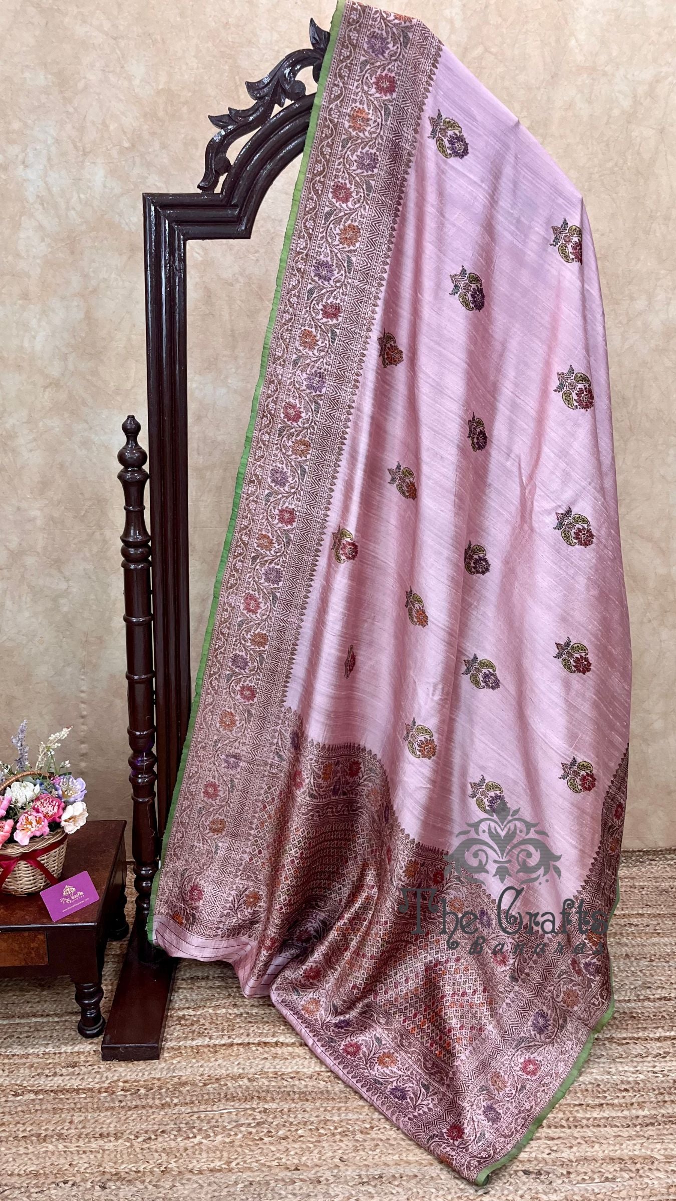 Pure Raw Silk Handloom Banarasi Saree