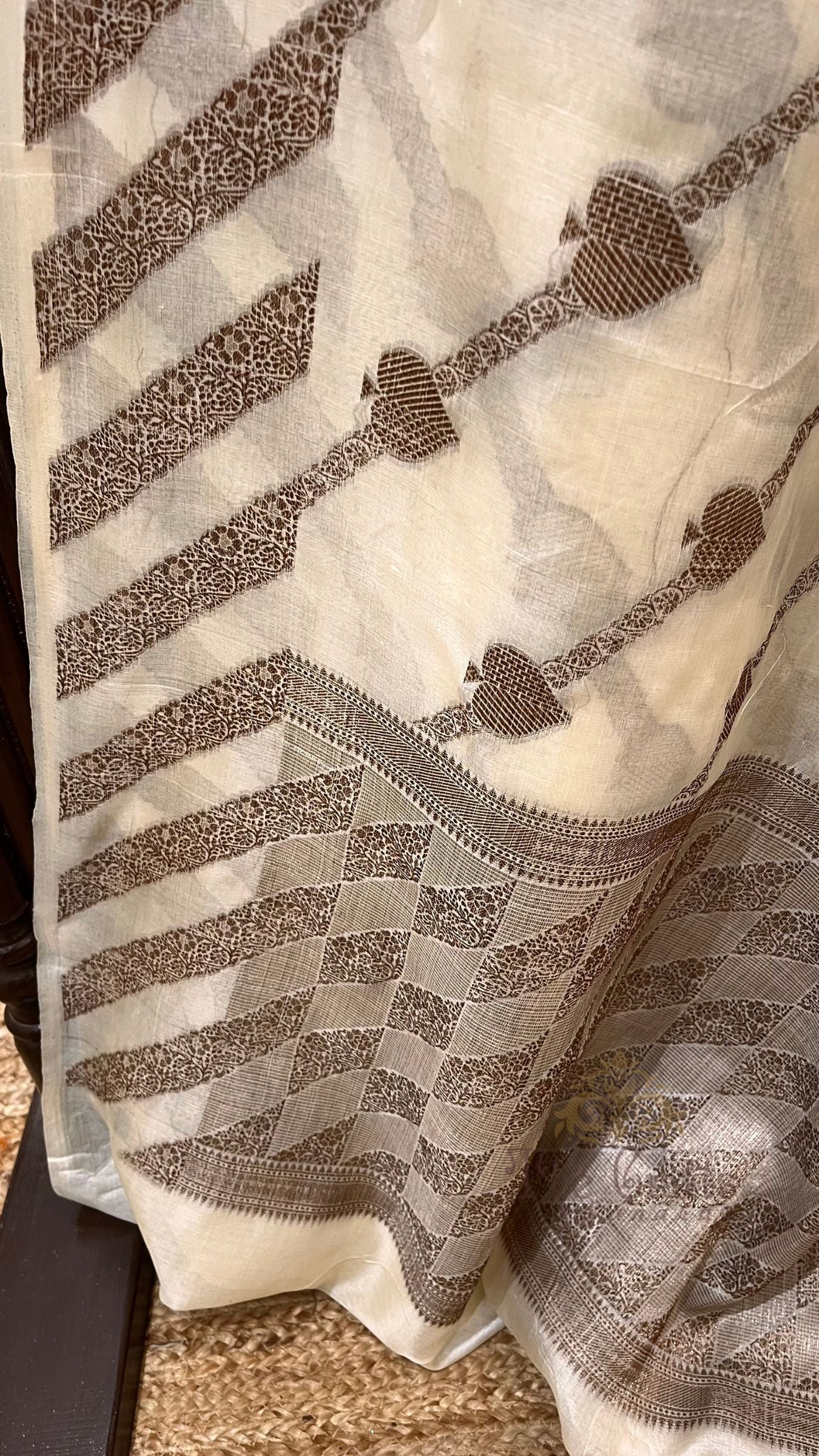 Pure Tussar Silk Banarasi Saree