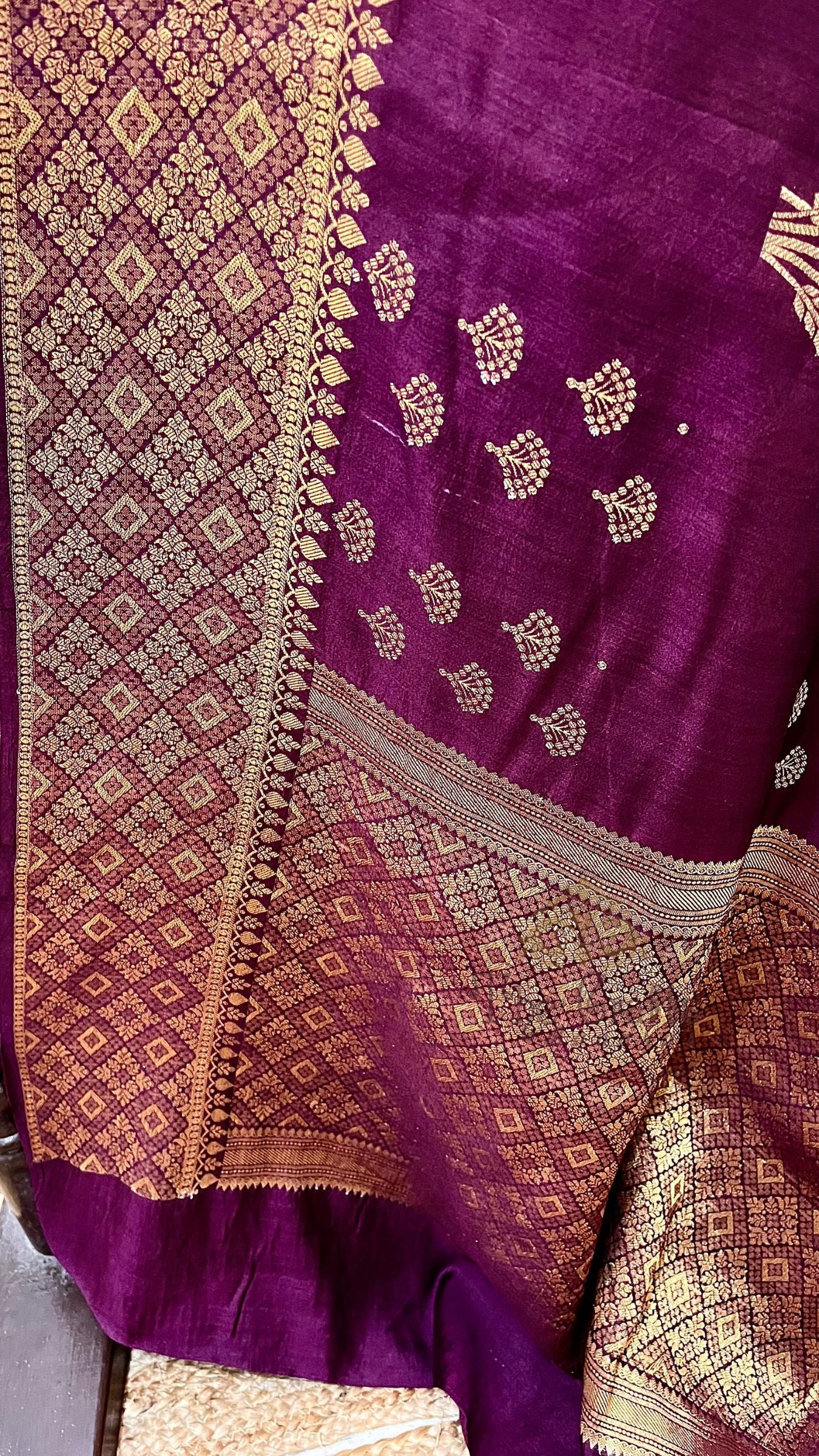 Pure Chiniya Silk Banarasi Saree