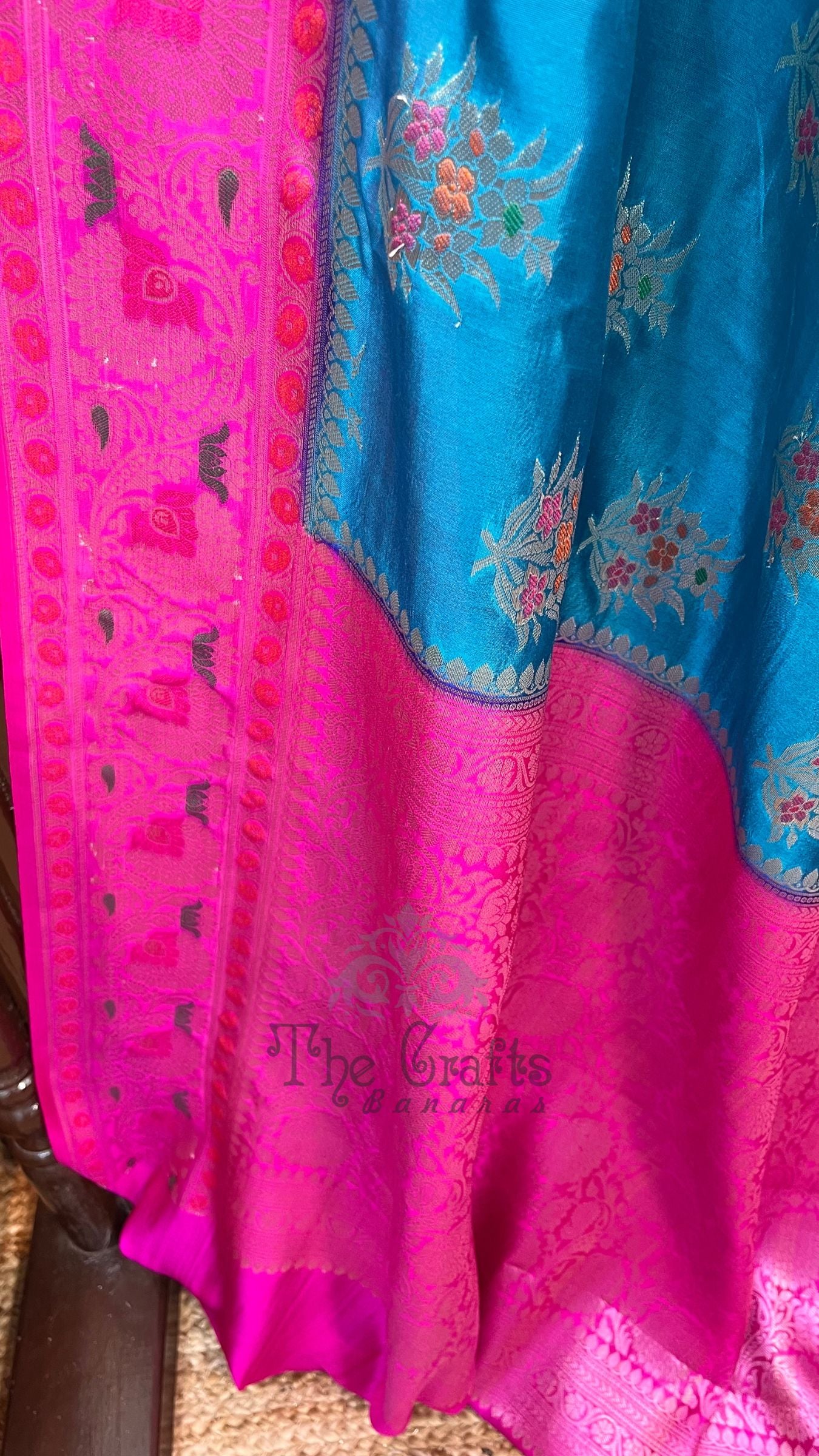 Pure Dupion Silk Banarasi Saree