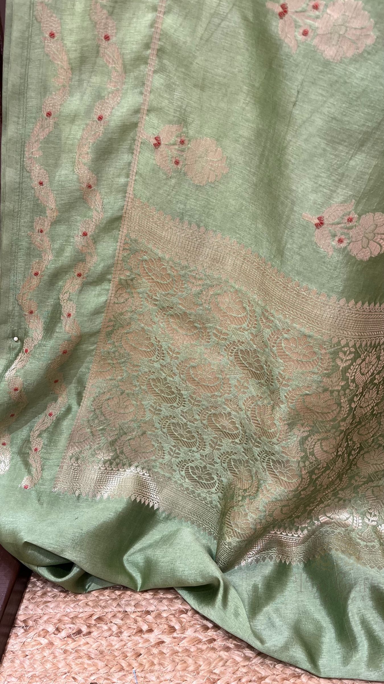 Pure Mango Silk Banarasi Saree