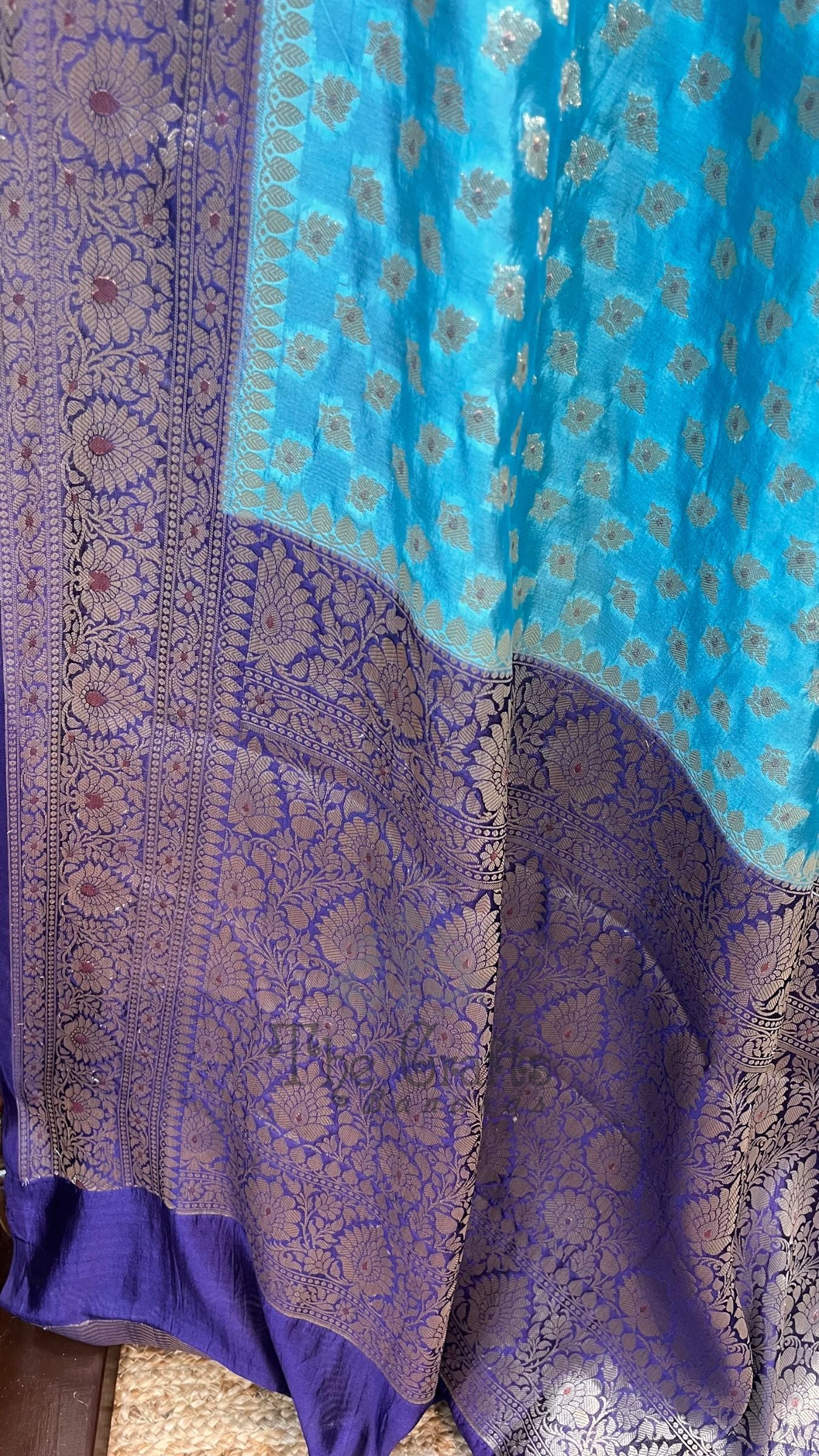 Pure Dupion Silk Banarasi Saree