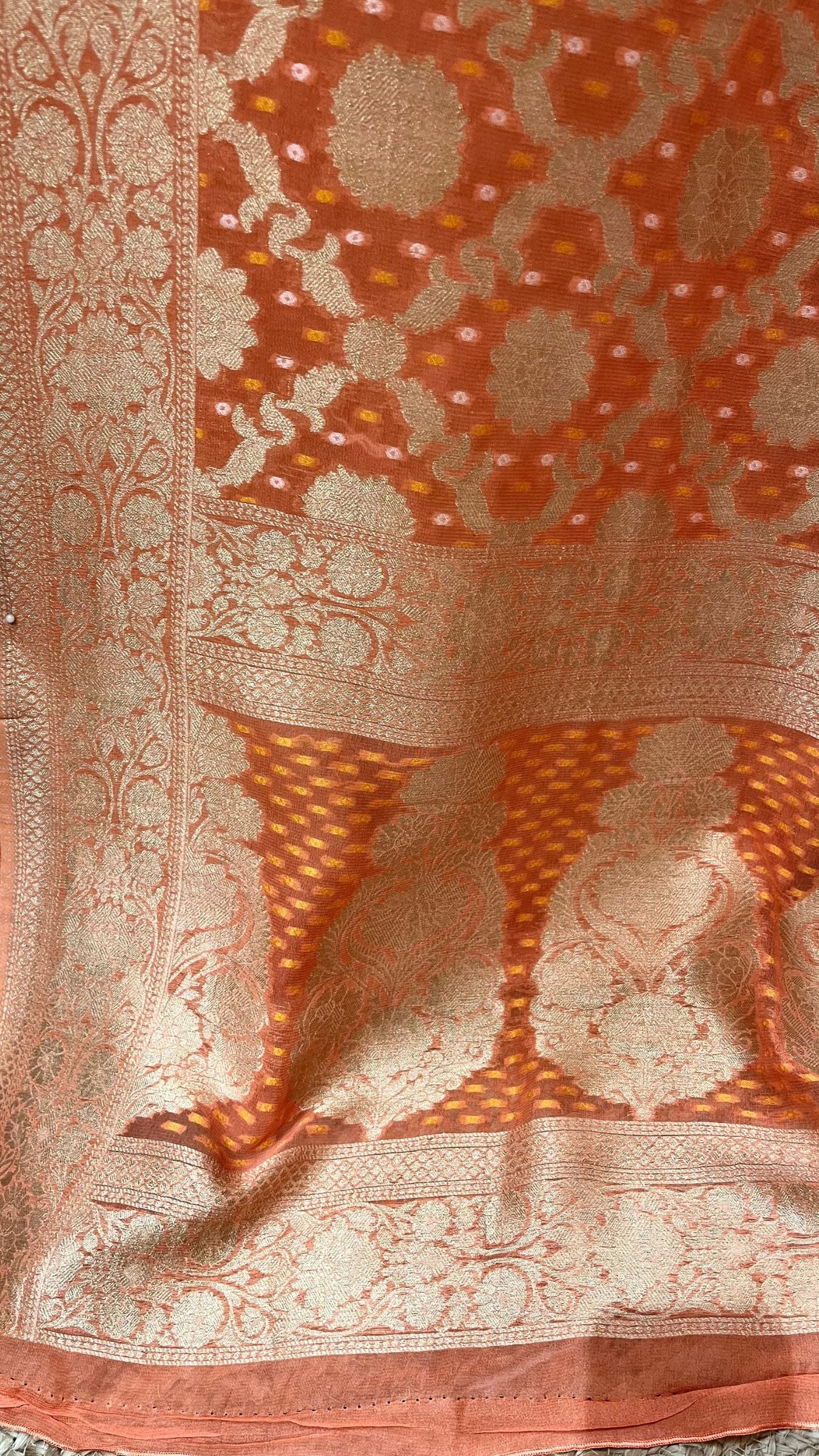 Pure Khaddi Viscose Banarasi Saree