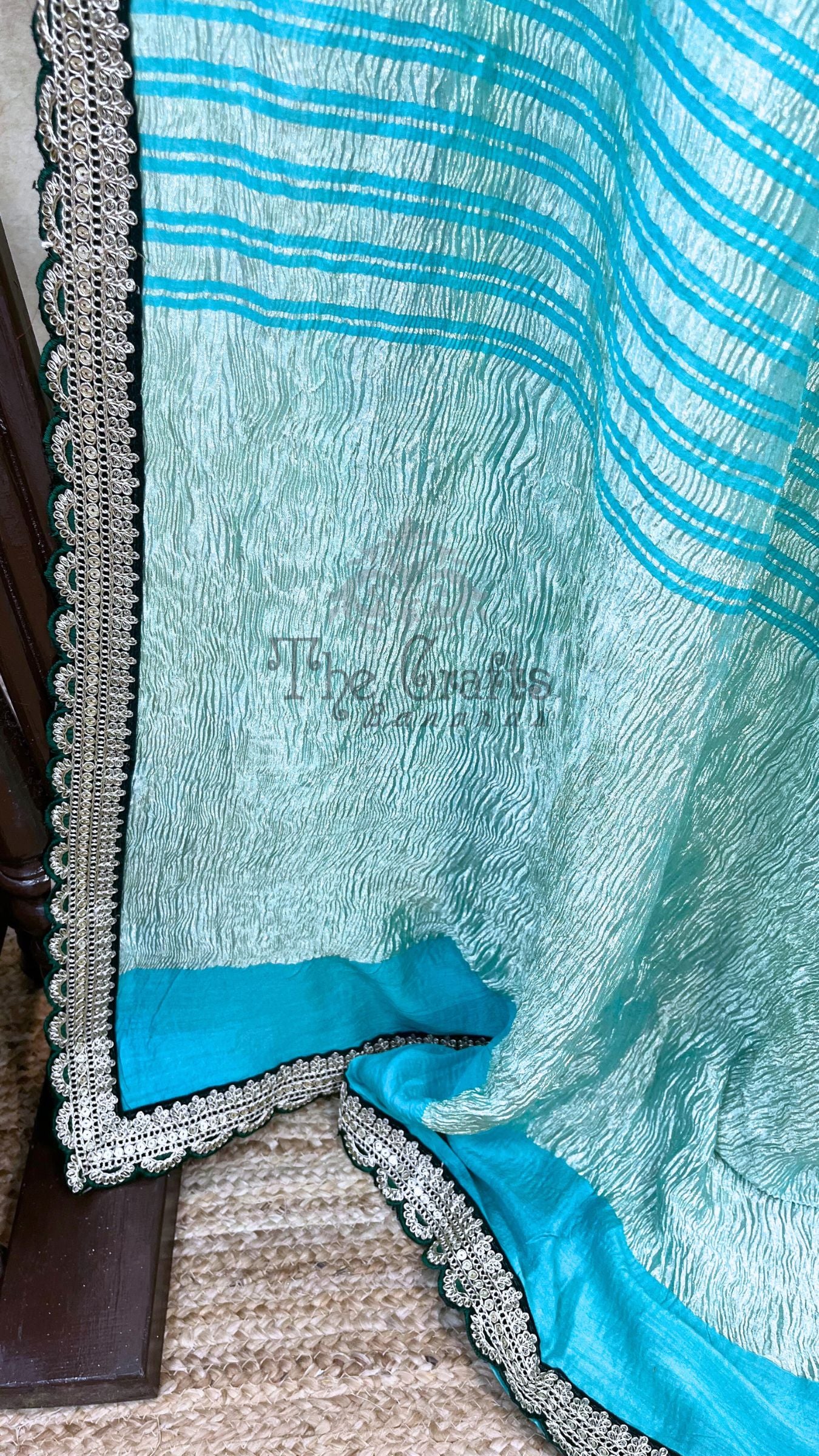 Pure Munga Tissue Silk Handloom Banarasi Saree