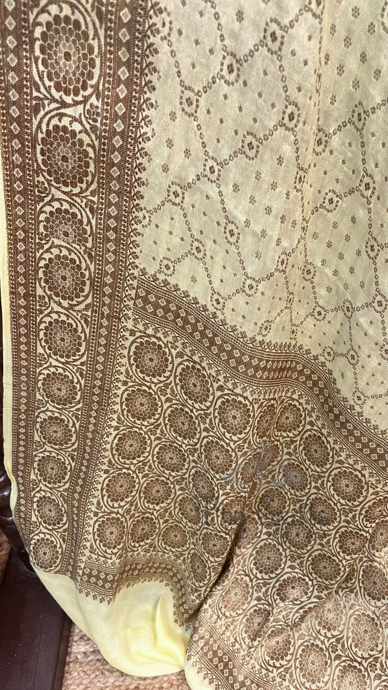 Pure Khaddi Chiffon Banarasi Saree