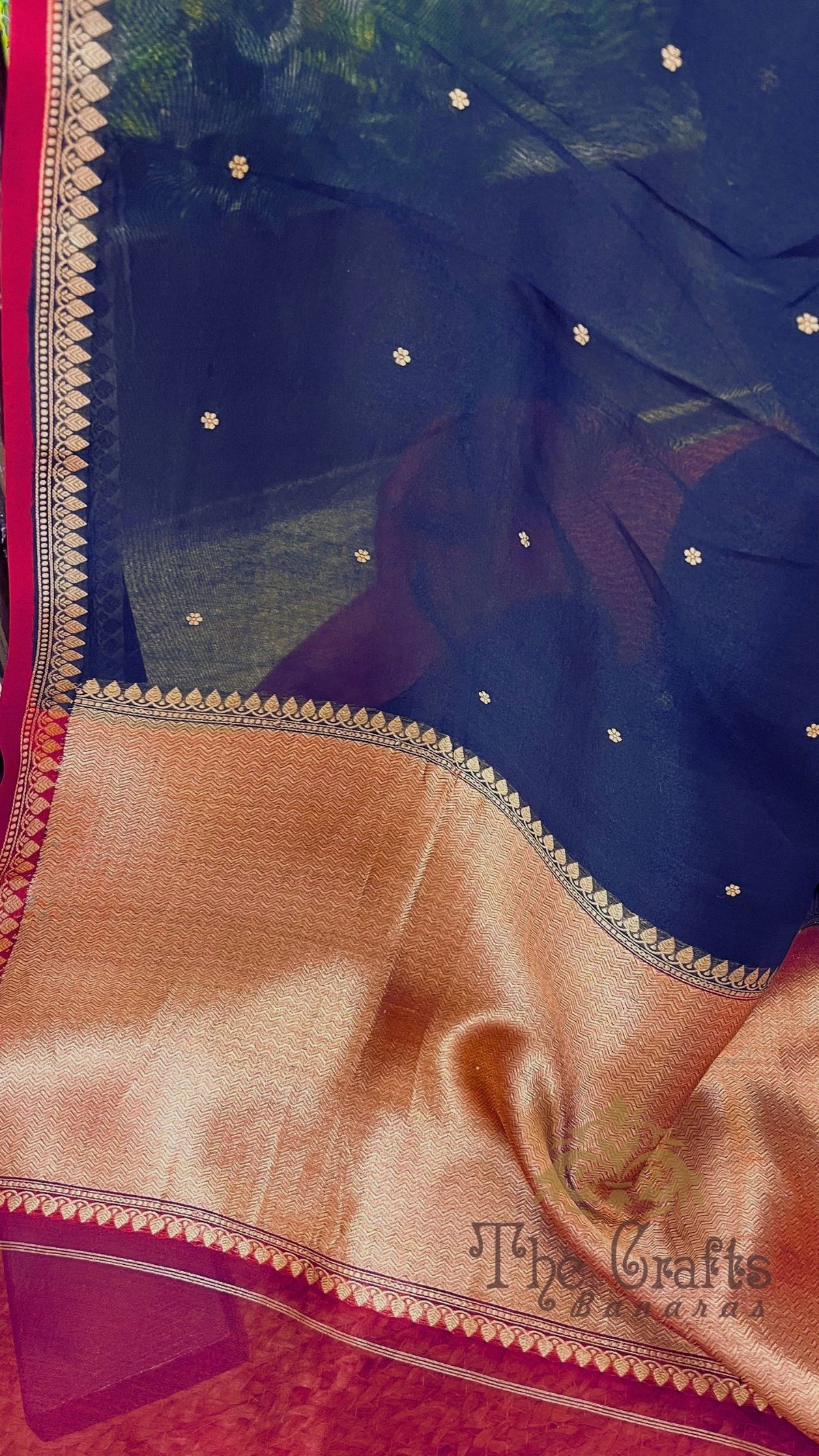 Pure Kora Silk Handloom Banarasi Saree