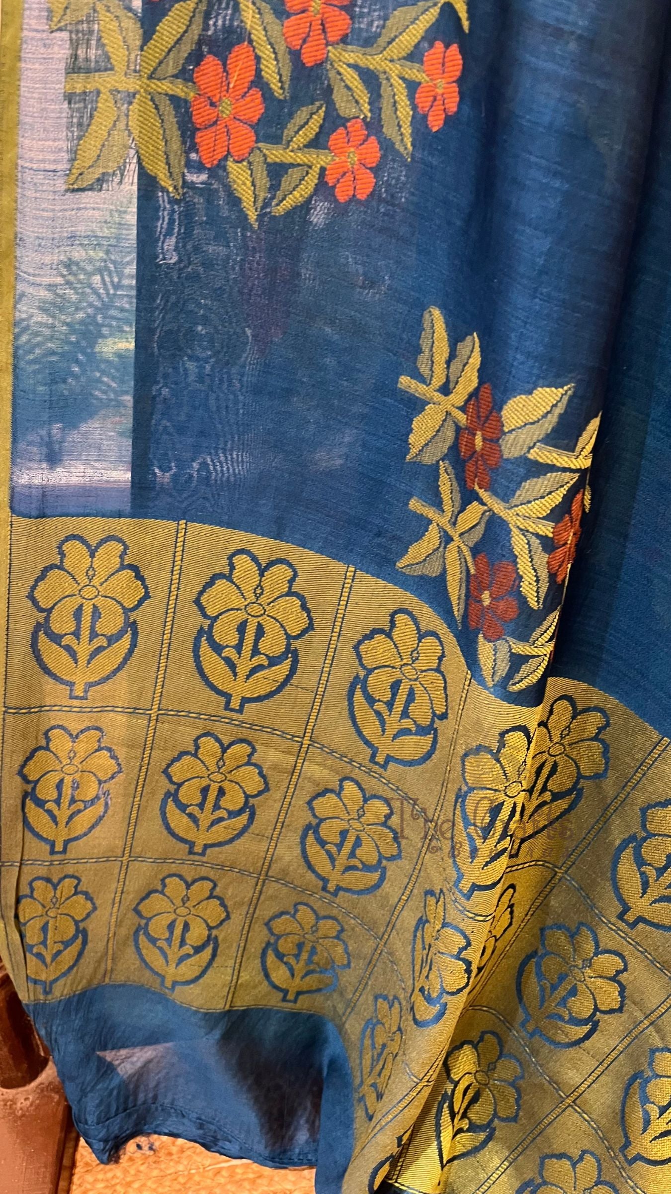 Pure Chiniya Silk Banarasi Saree