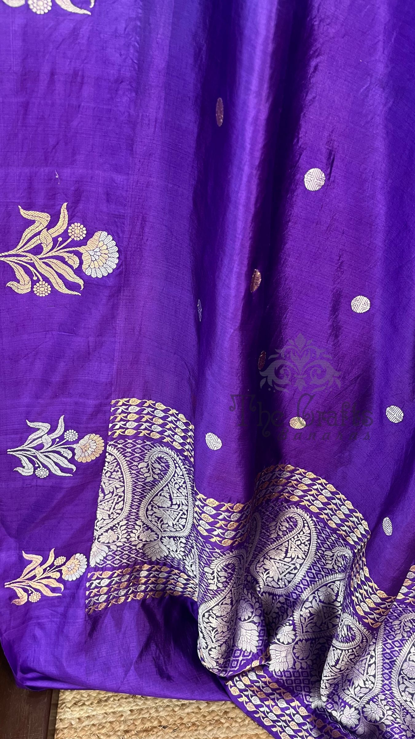 Pure Mango Silk Handloom Banarasi Saree
