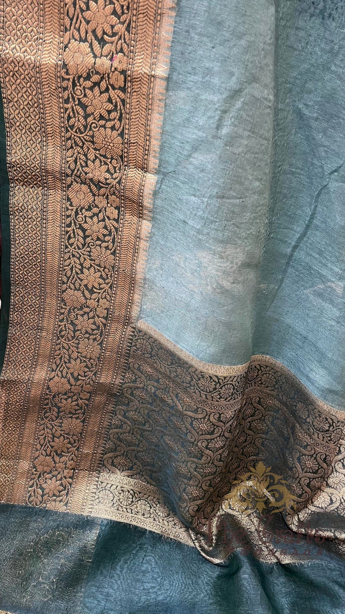 Pure Linen Banarasi Saree