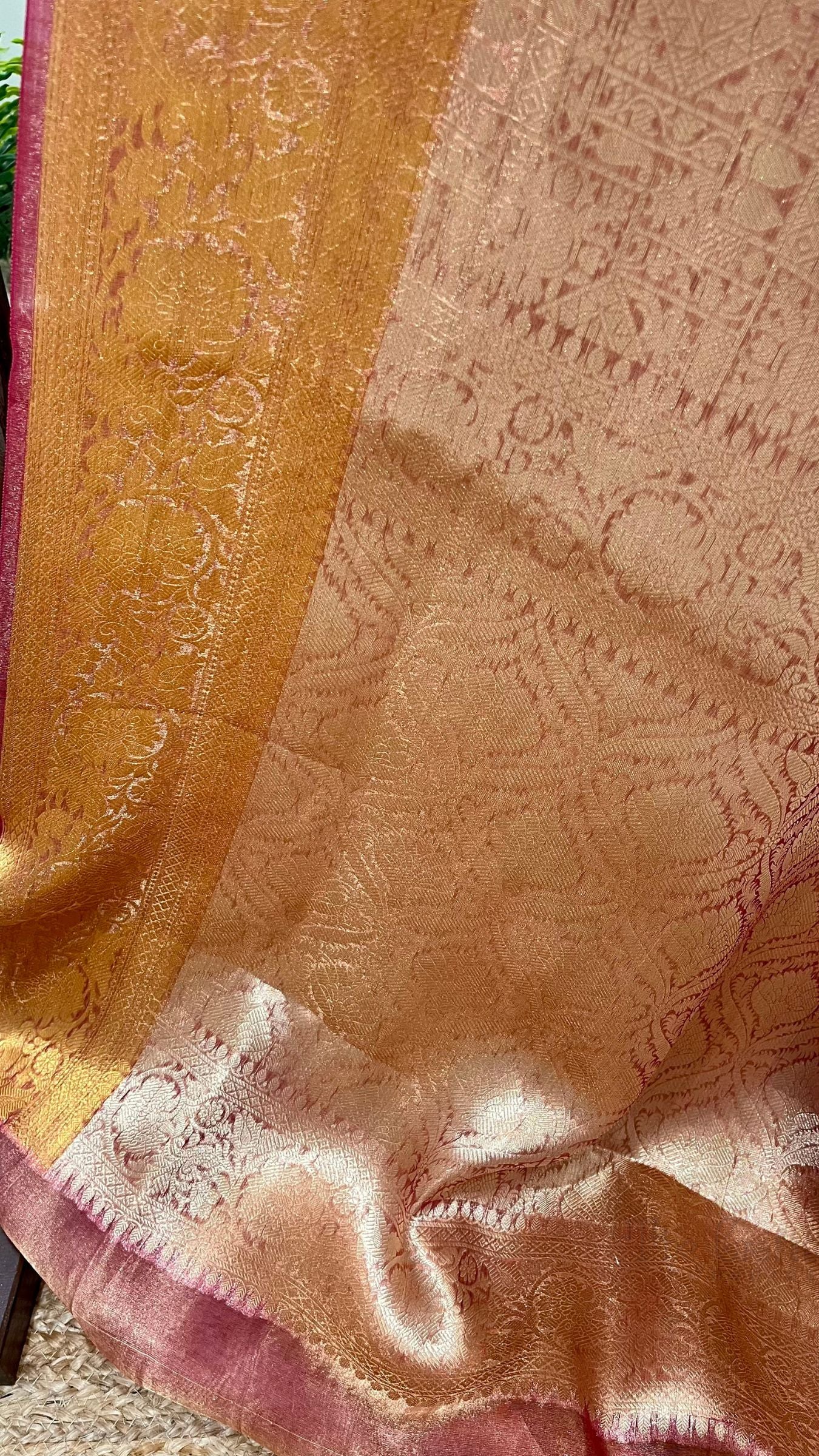 Pure Tissue Silk Brocade Banarasi Saree