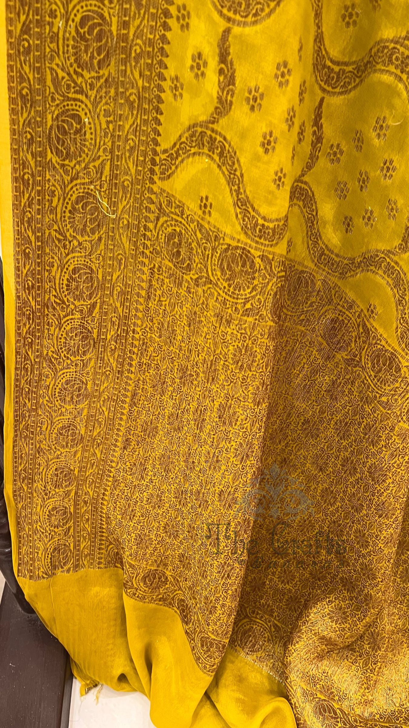 Pure Khaddi Chiffon Banarasi Saree