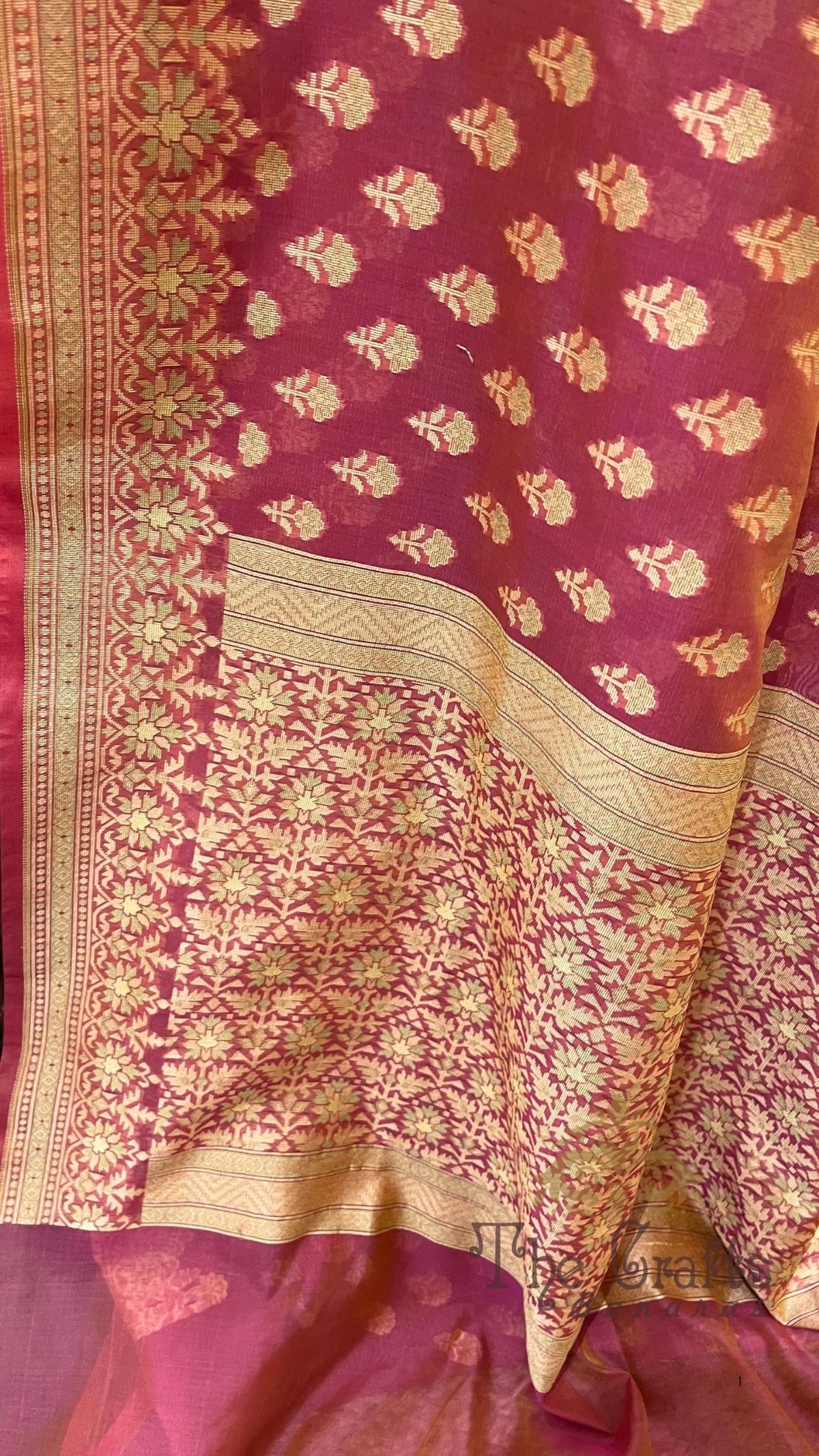Pure Cotton Patola Reshmi Zari Banarasi Saree