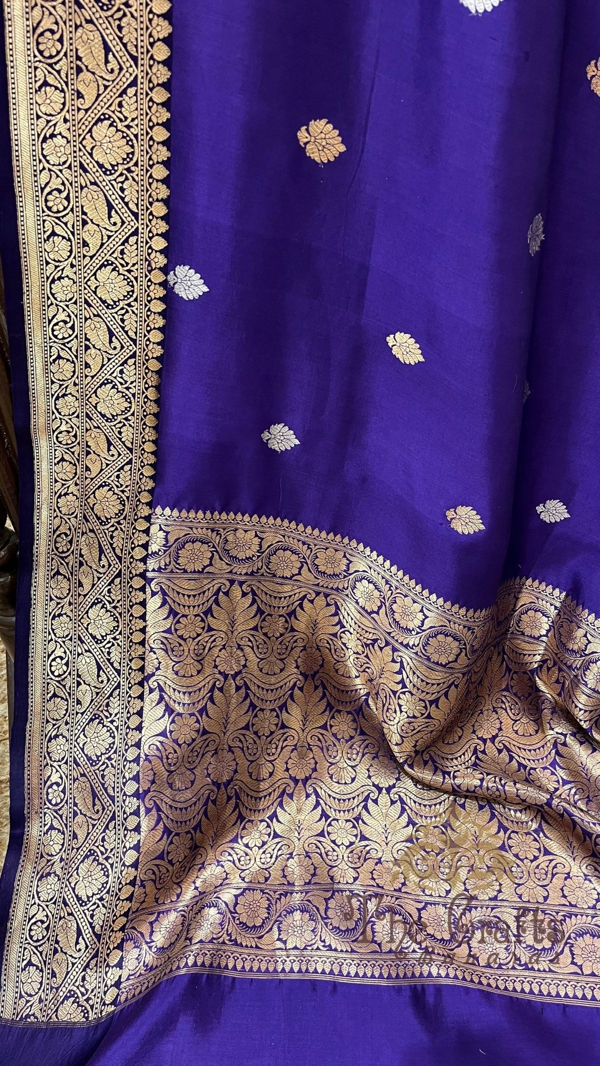 Pure Mango Silk Handloom Banarasi Saree