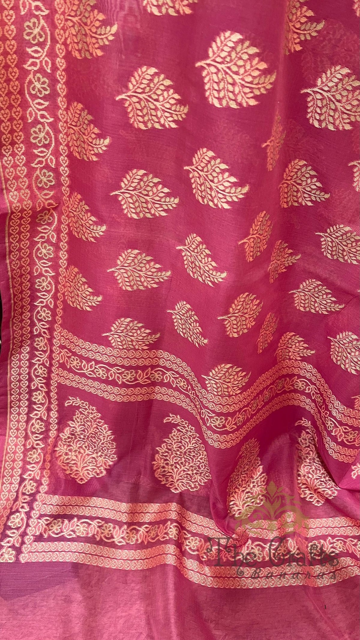 Pure Cotton Patola Reshmi Zari Banarasi Saree
