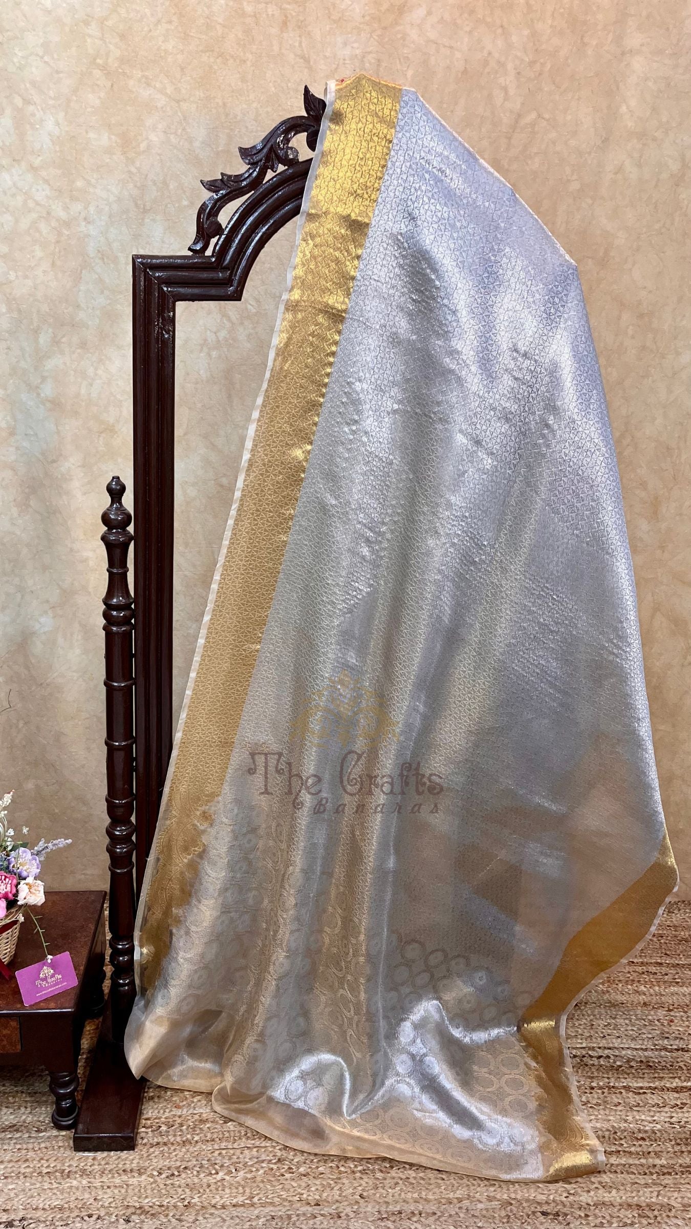 Pure Tissue Silk Brocade Banarasi Saree