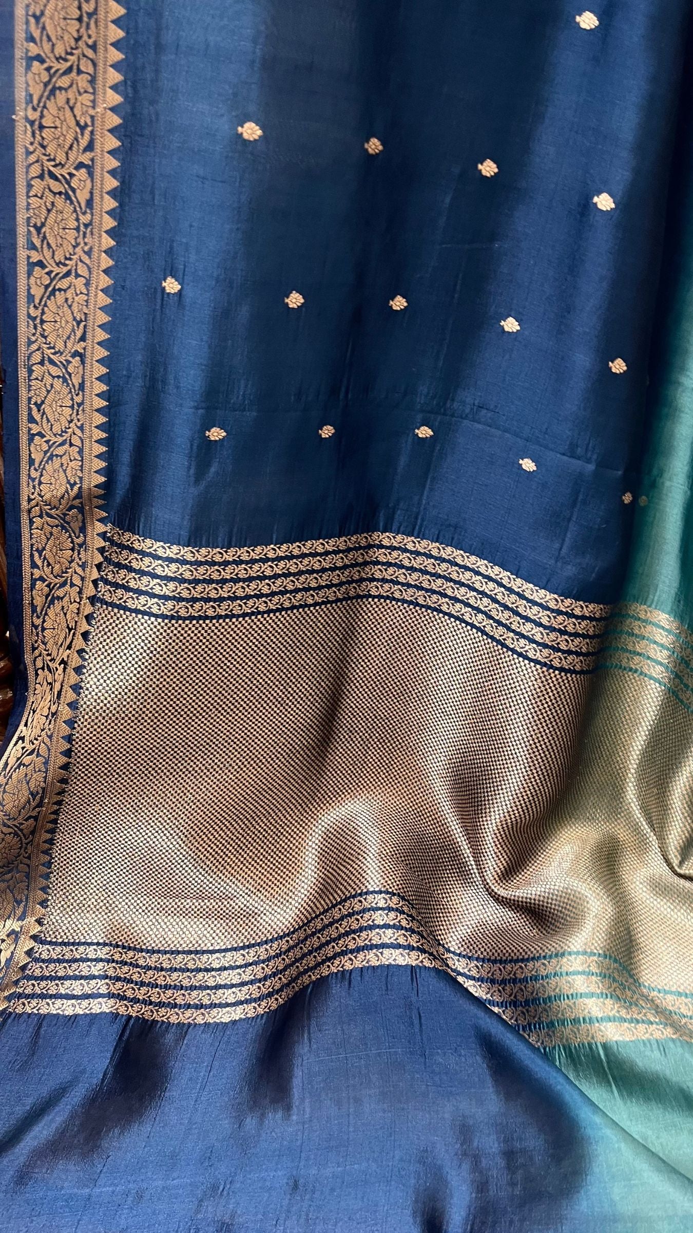 Pure Mango Silk Handloom Banarasi Saree