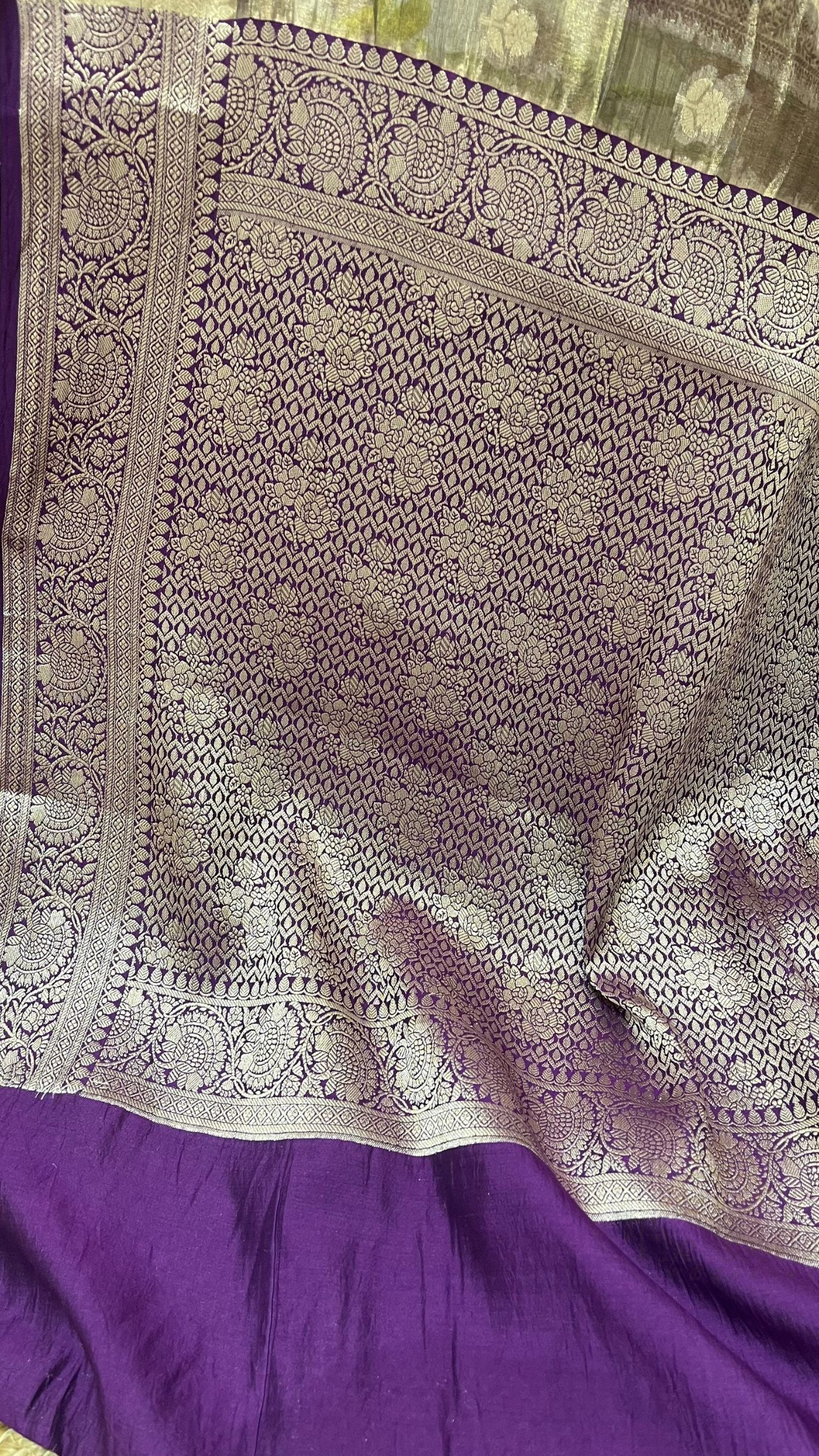 Pure Chiniya Tissue Silk Banarasi Saree