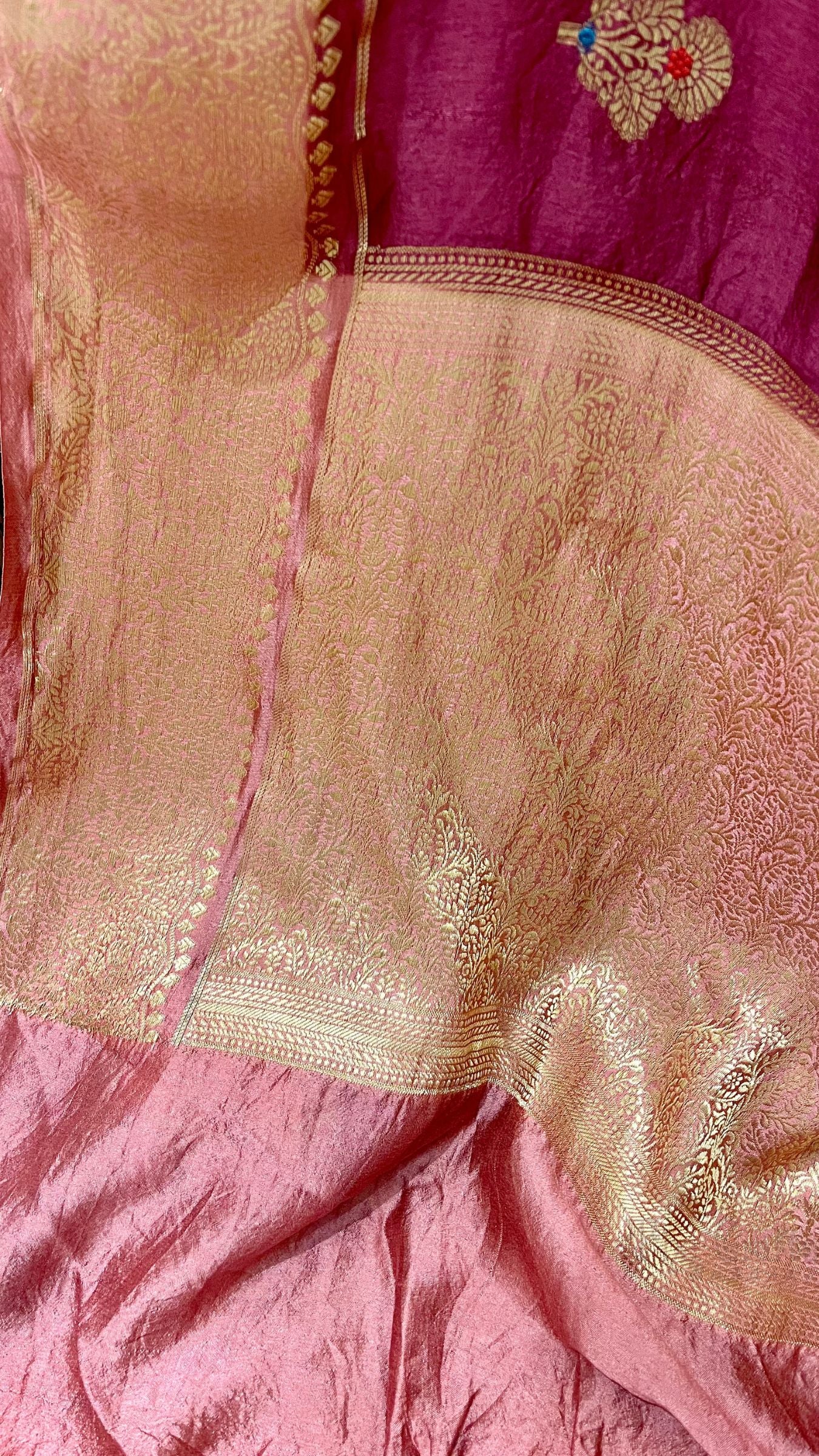 Pure Mango Silk Banarasi Saree