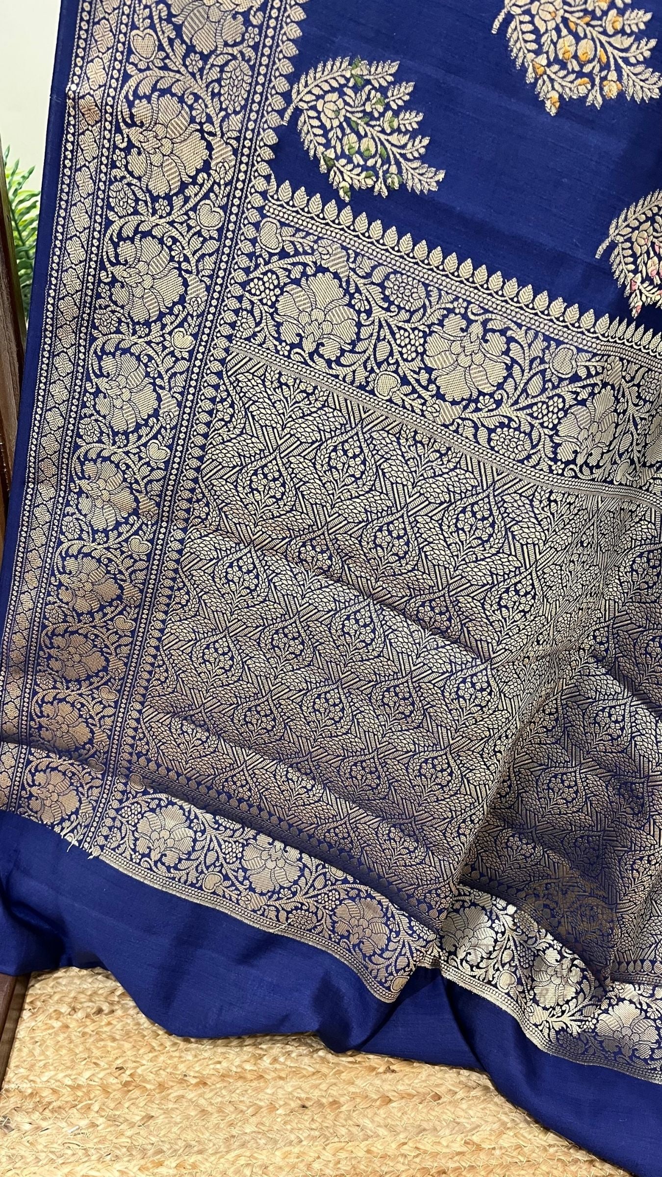 Pure Chiniya Silk Banarasi Saree