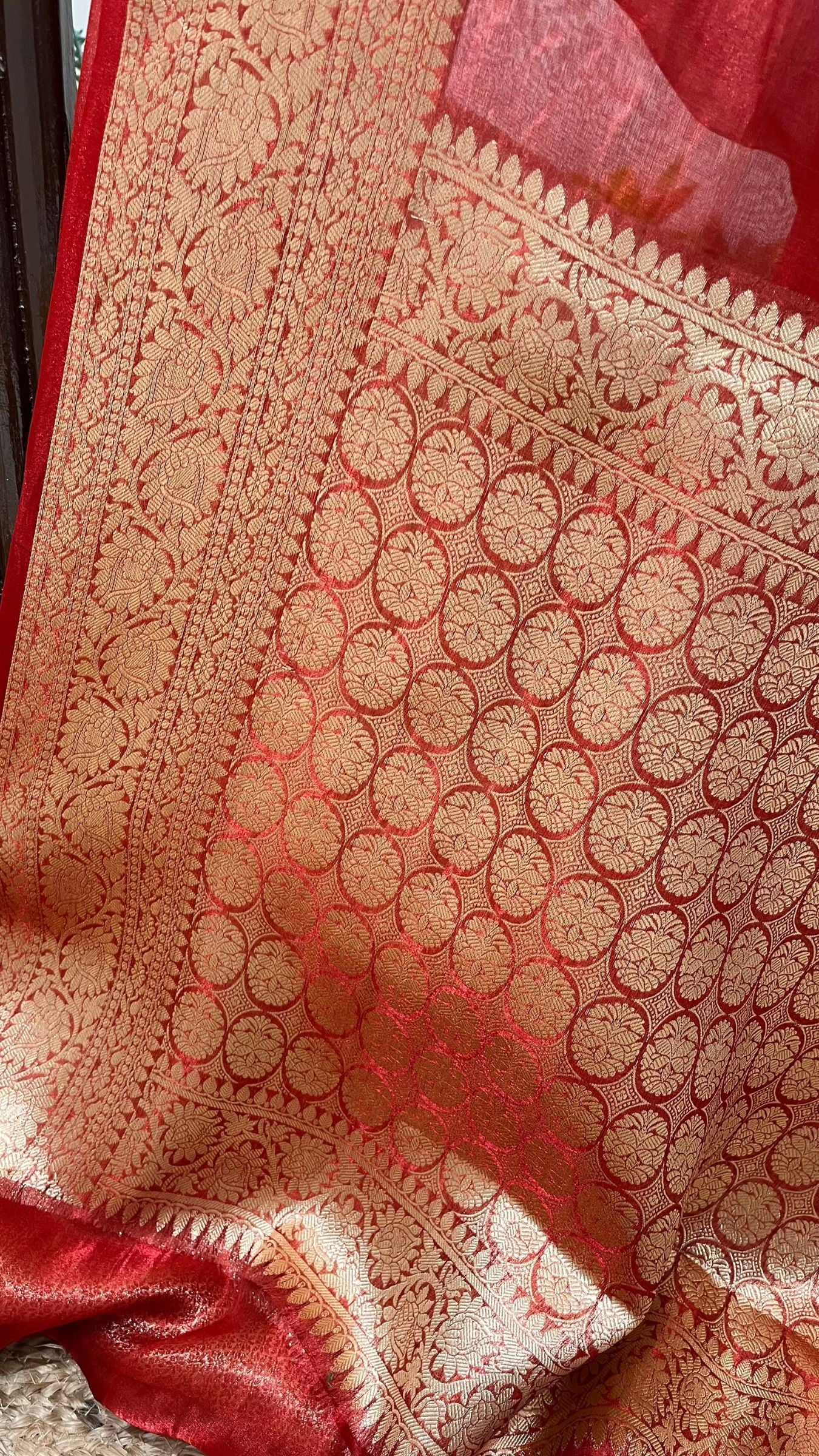 Pure Kora Tissue Silk Banarasi Saree