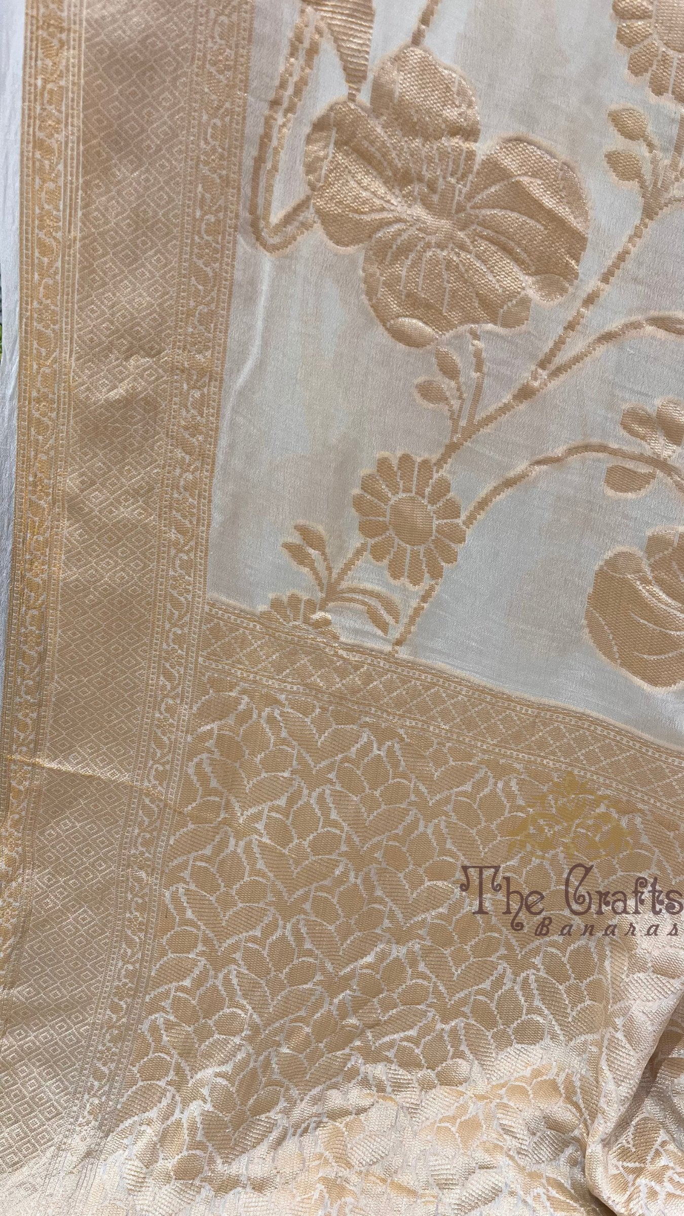 Pure Khaddi Chiffon Banarasi Saree