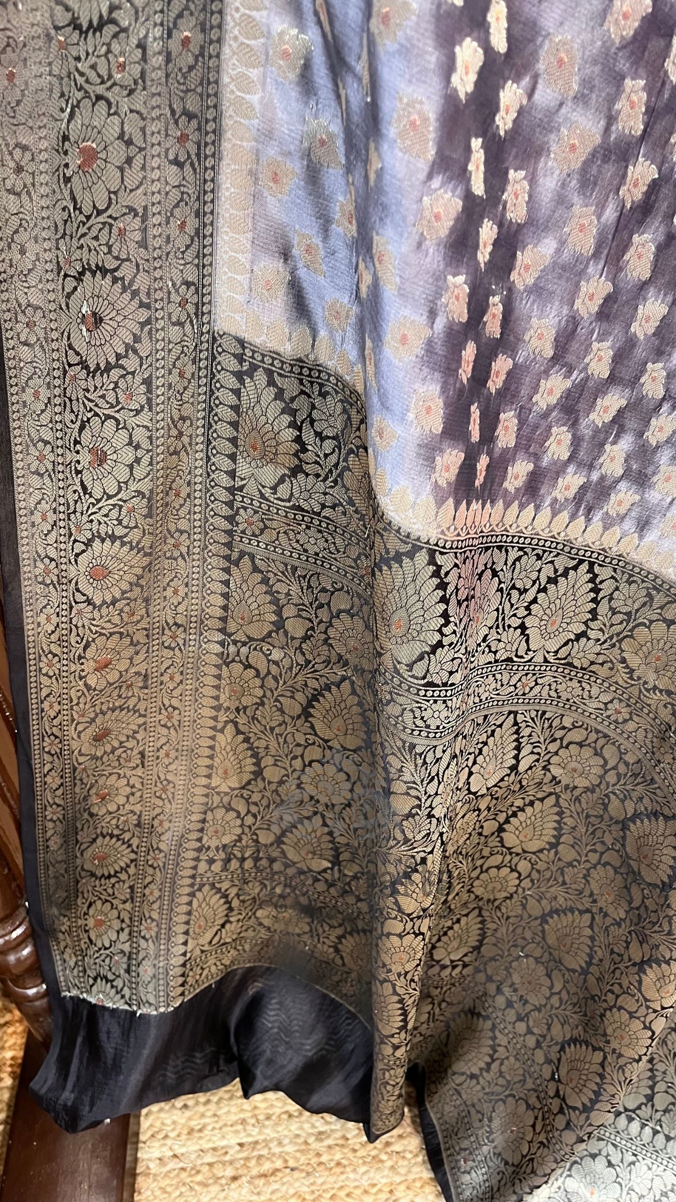 Pure Khaddi Chiffon Banarasi Saree