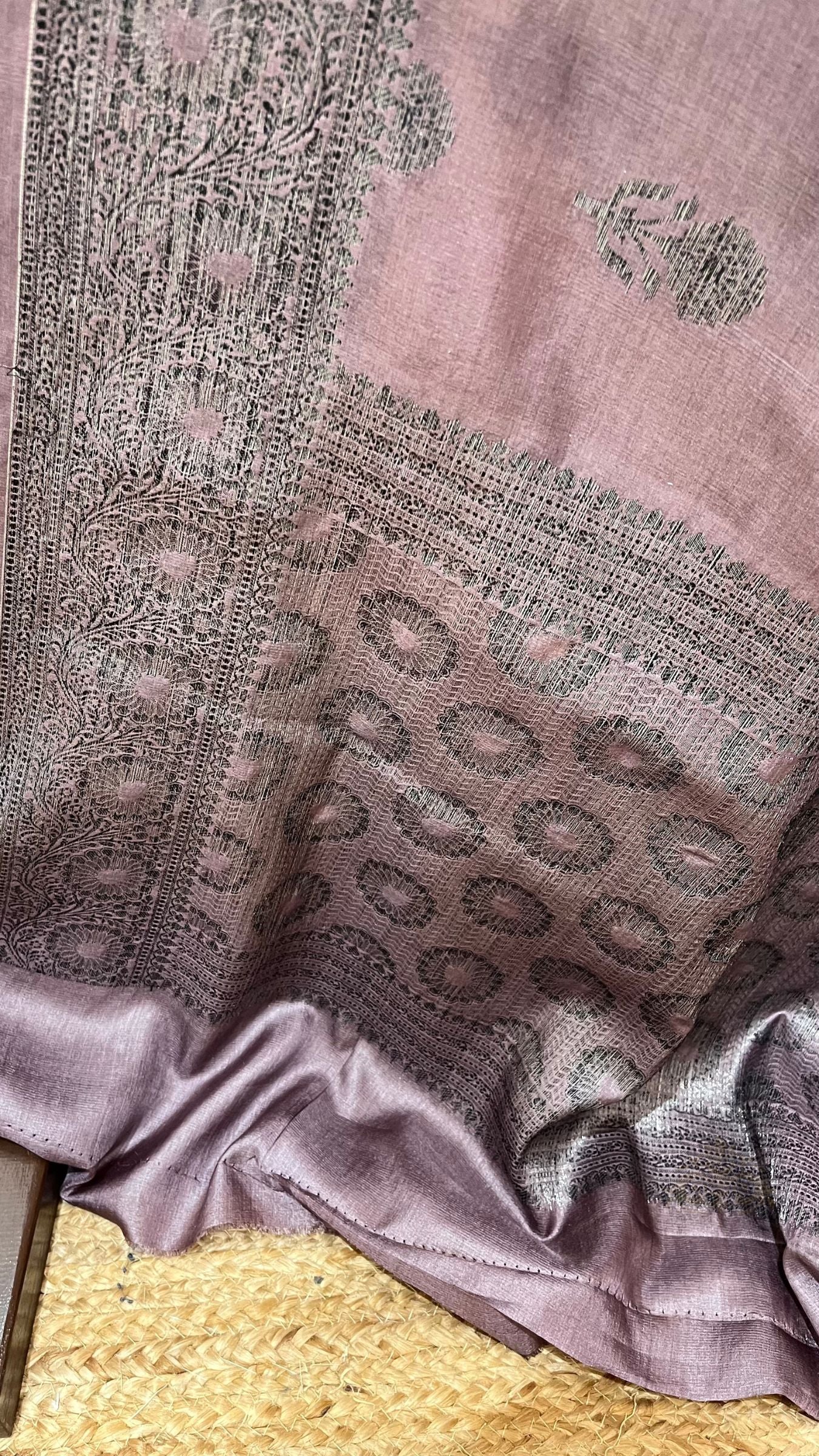 Pure Tussar Silk Banarasi Saree