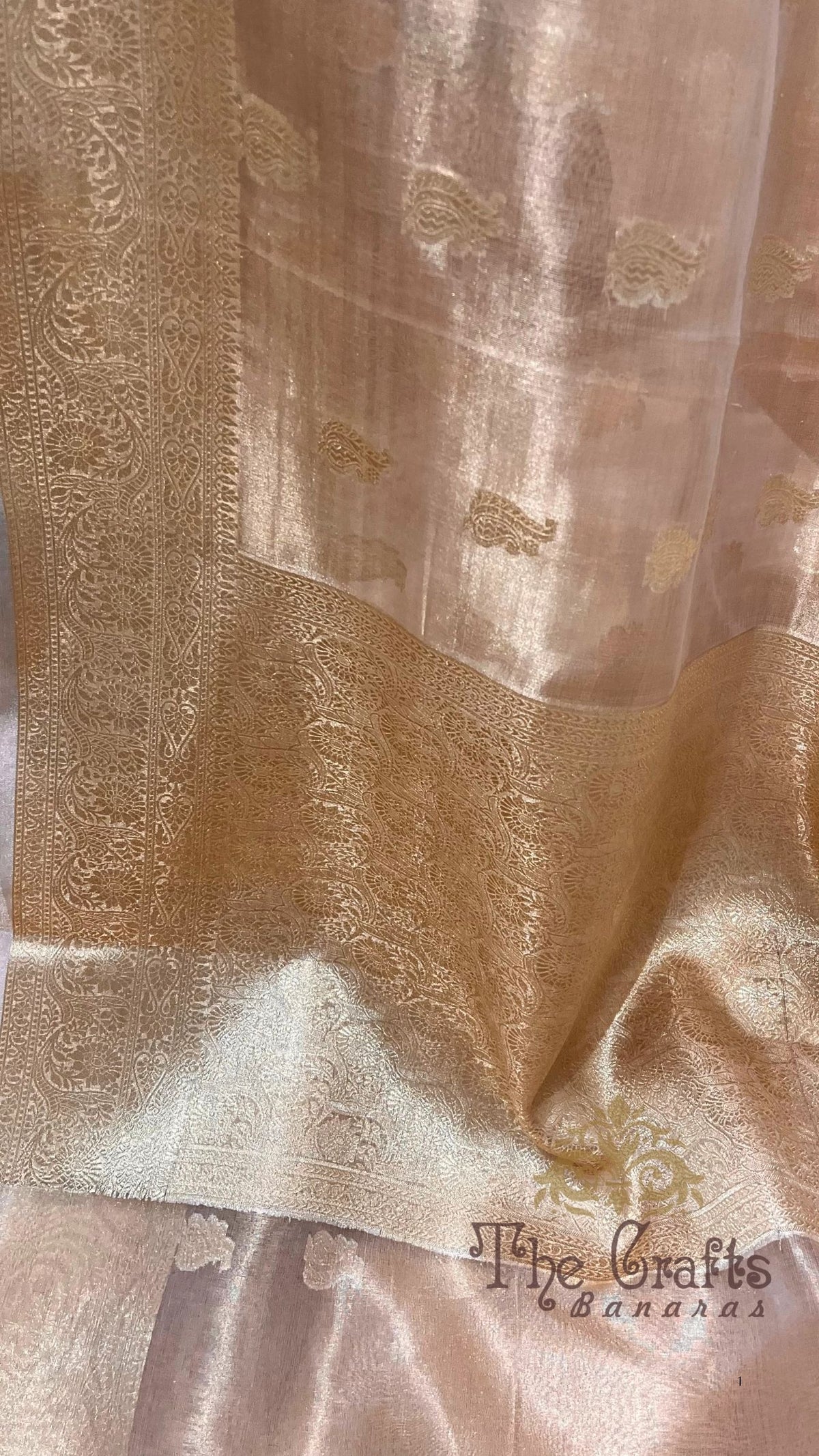 Pure Kora Tissue Silk Banarasi Saree
